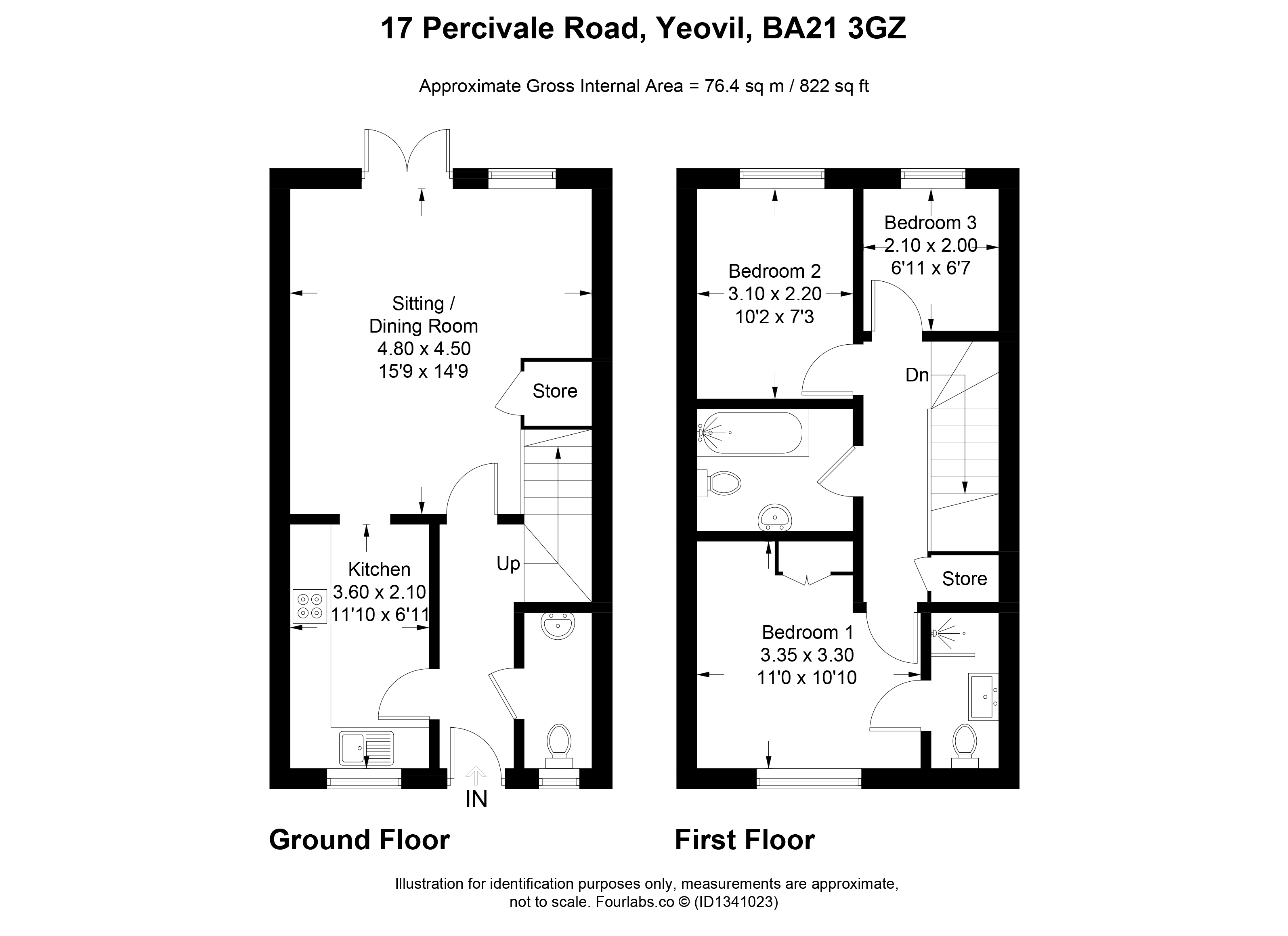 17, Percivale Road, Yeovil floorplan