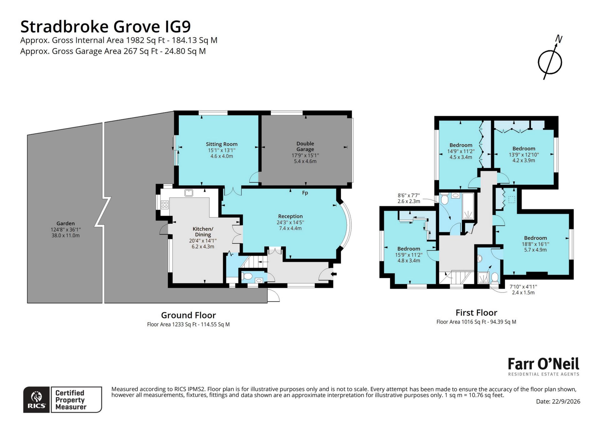 8, Stradbroke Grove, Buckhurst Hill floorplan
