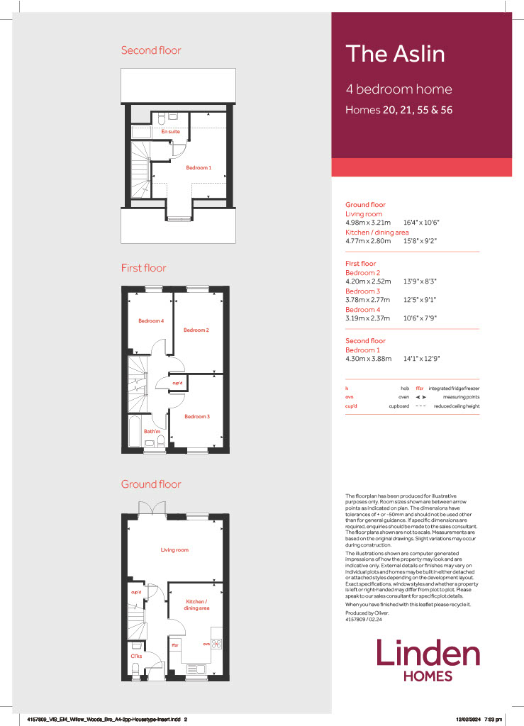 16, Nightshade Garden, Ely floorplan