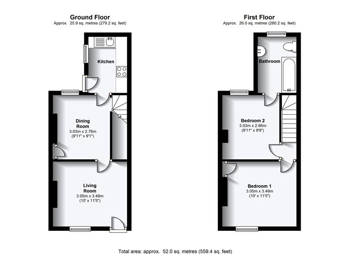 2 Bedrooms  to rent in Stockwell Street, Cambridge CB1