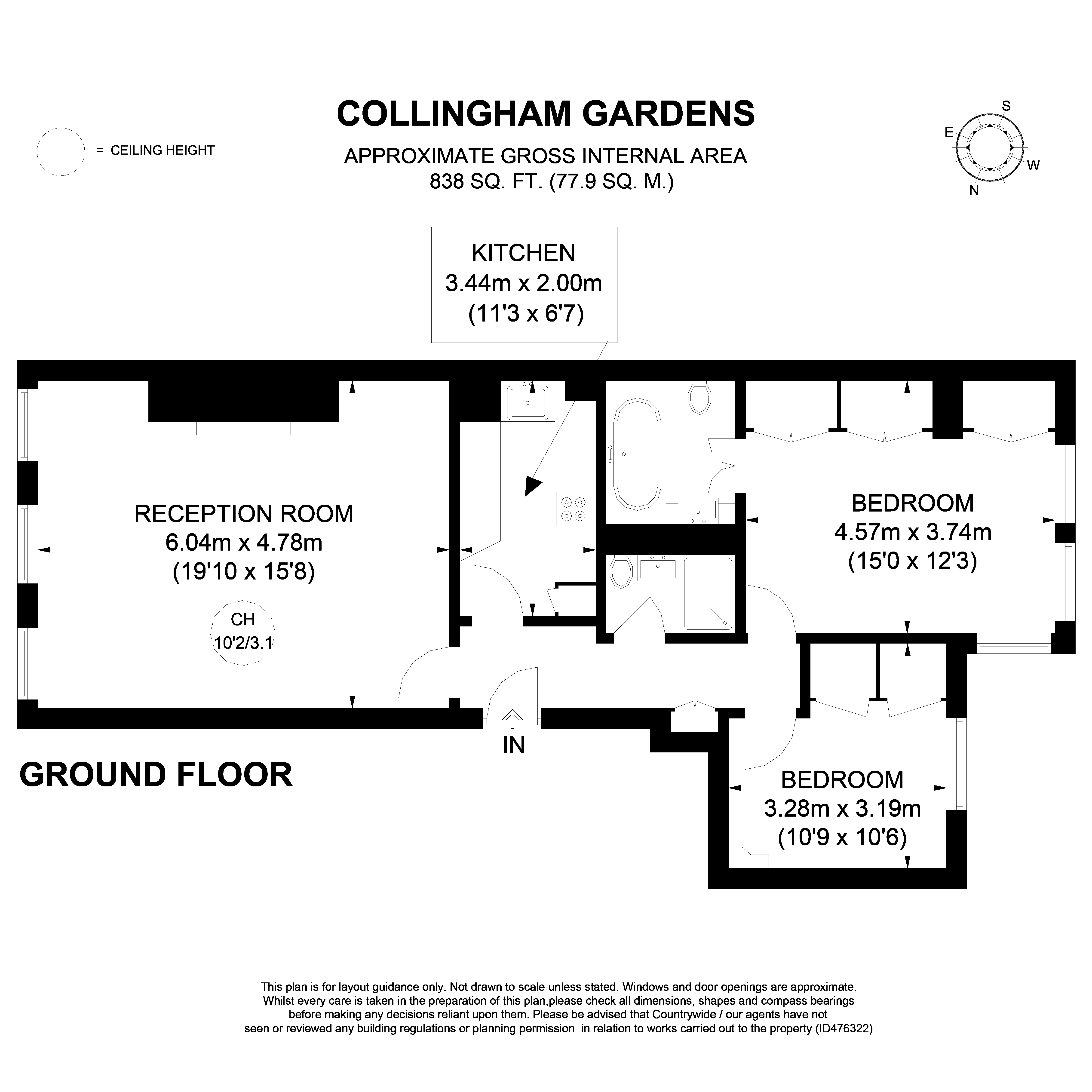 2 Bedrooms Flat to rent in Collingham Gardens, South Kensington And Earls Court SW5