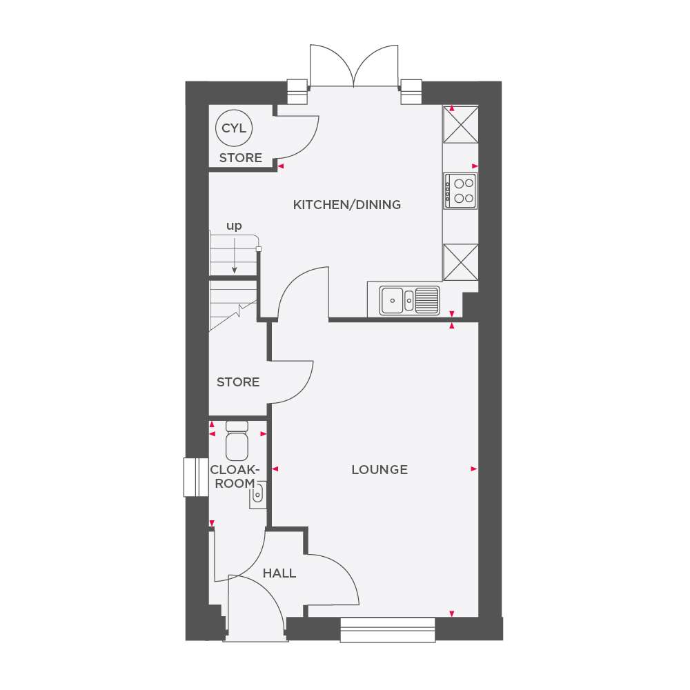 7, Dinting Vale, Glossop floorplan