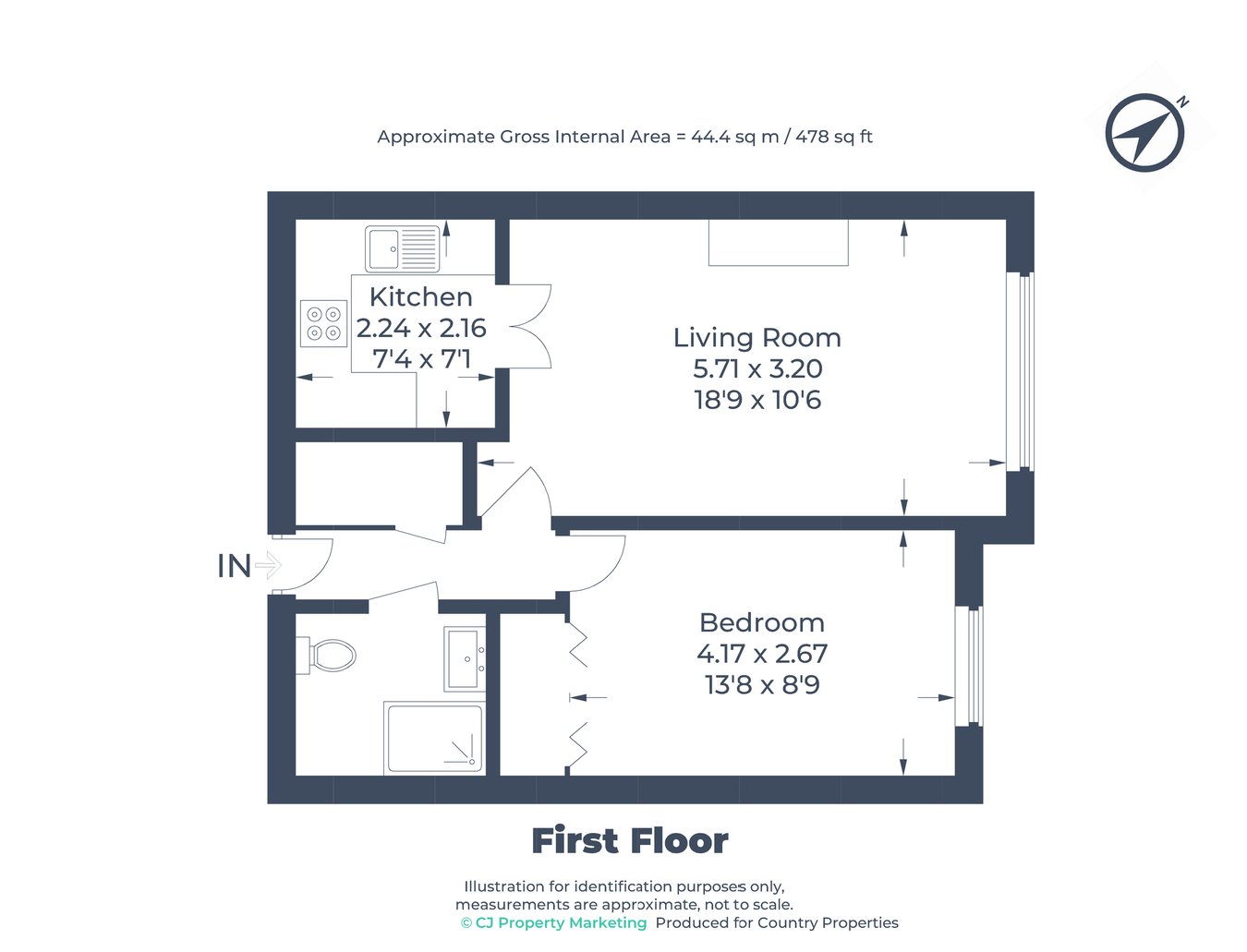 Flat 29, Maples Court, HITCHIN floorplan