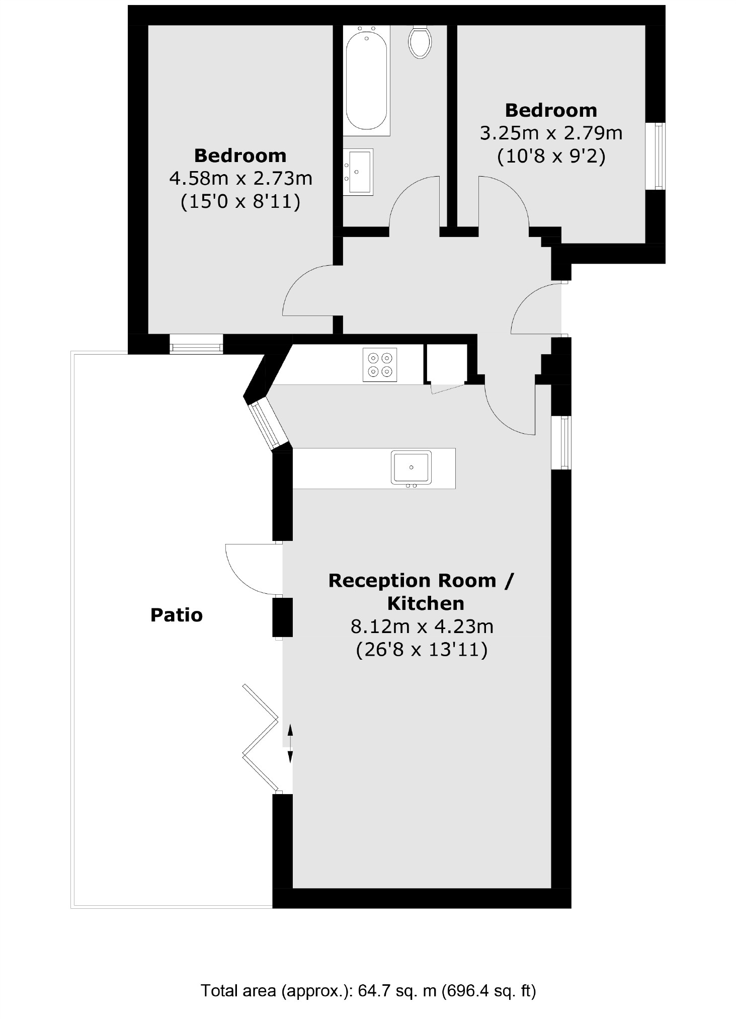 Dollis Hill Lane, London NW2, 2 bedroom flat to rent 64068256
