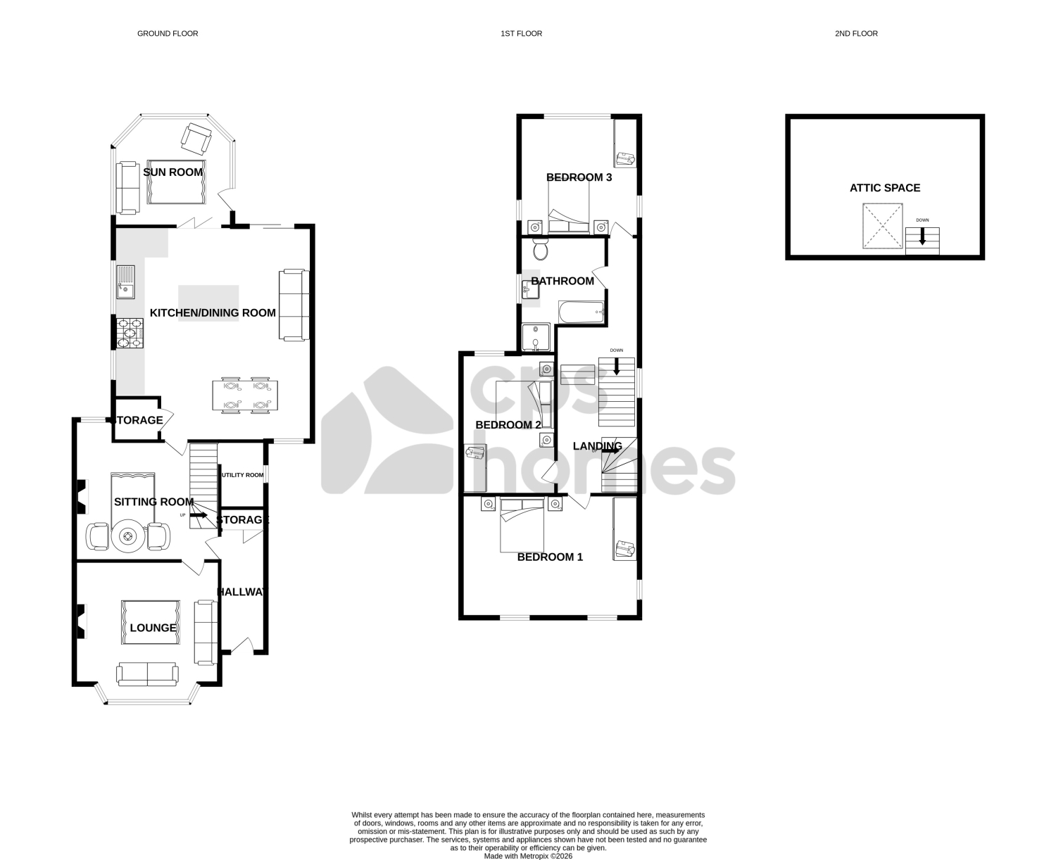 164, Redlands Road, Penarth floorplan
