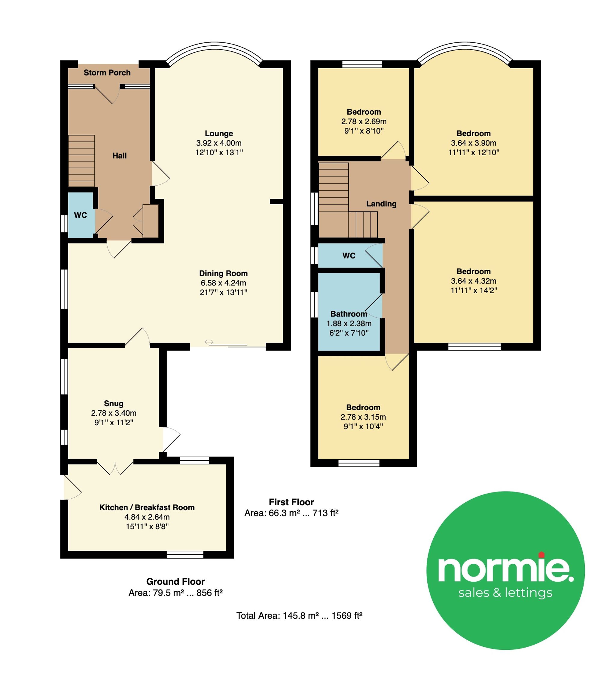 78 Scholes Lane, Manchester floorplan