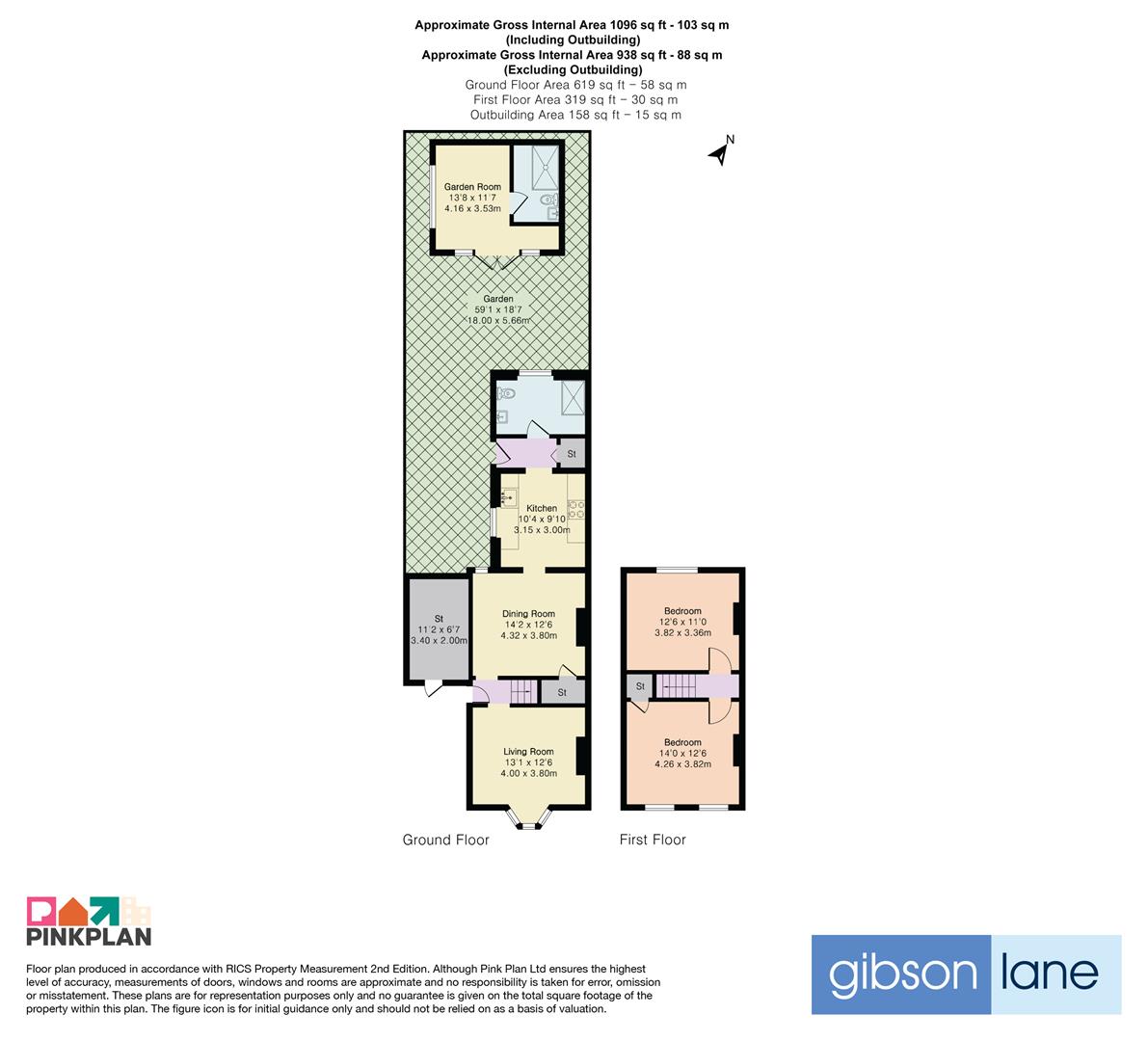123, Gibbon Road, Kingston Upon Thames floorplan