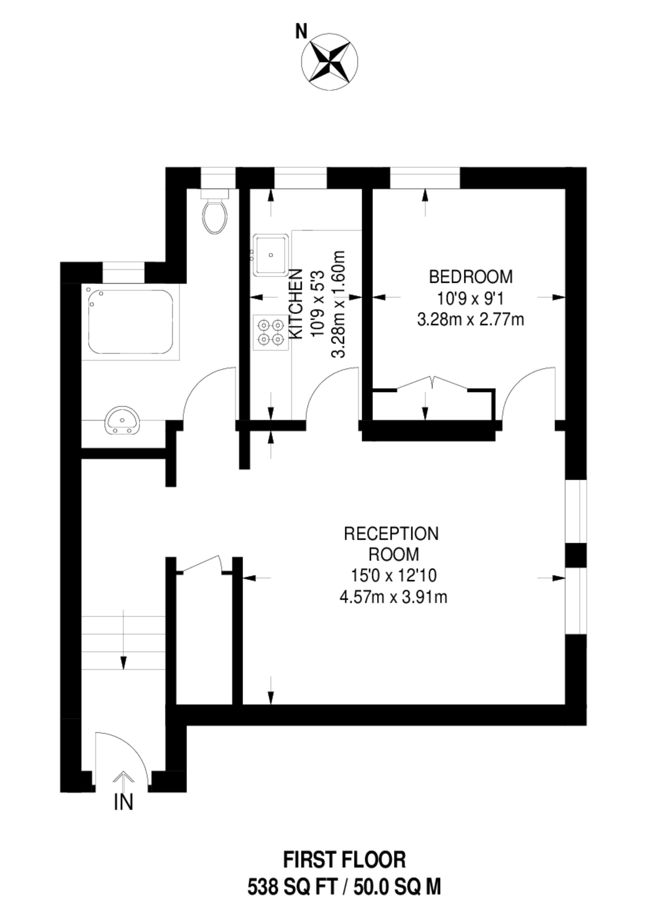 Palace Road, Tulse Hill floorplan