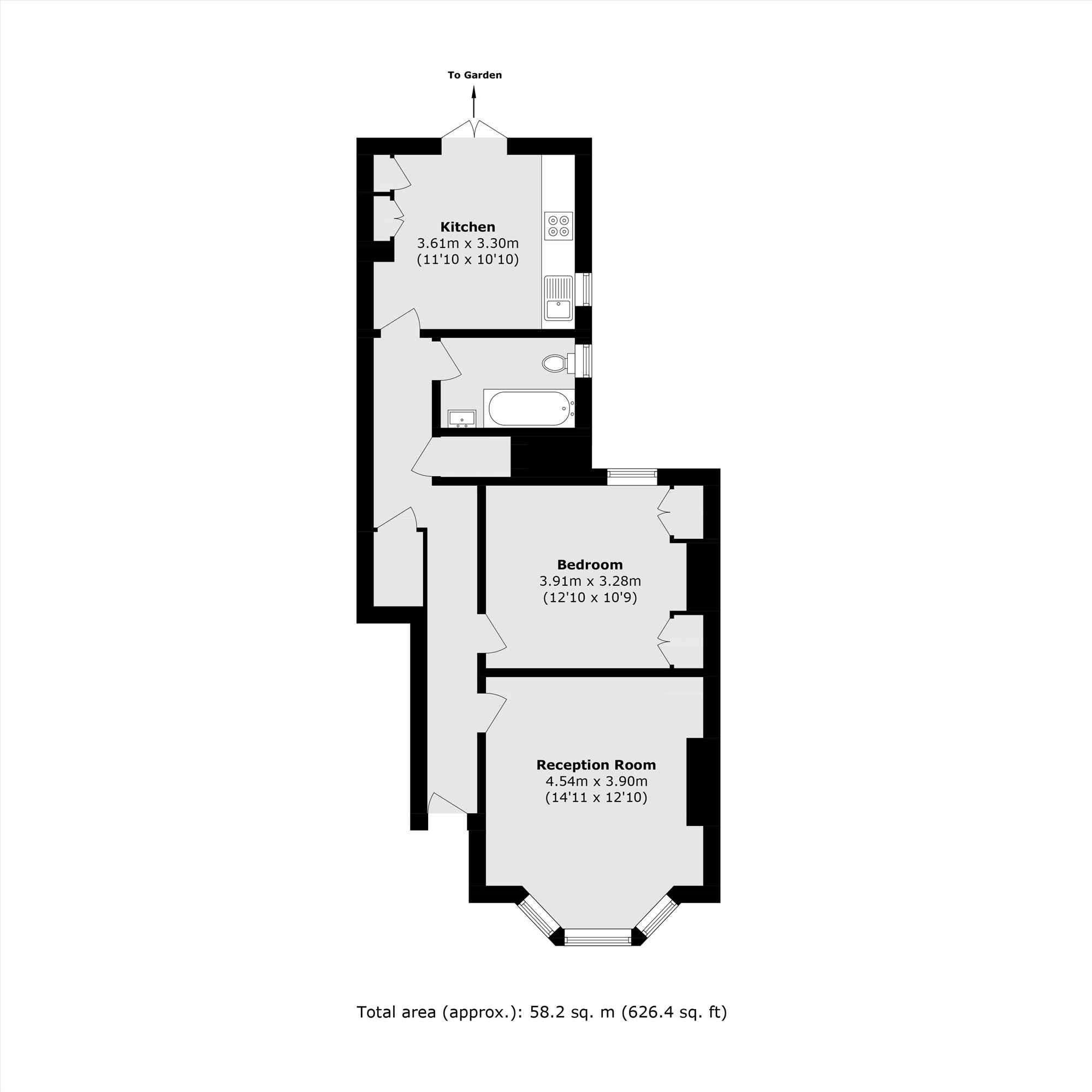 Wycliffe Road, London floorplan