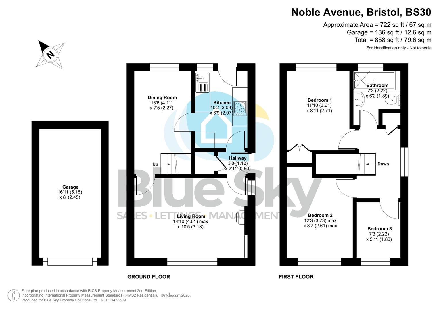 20, Noble Avenue, Bristol floorplan