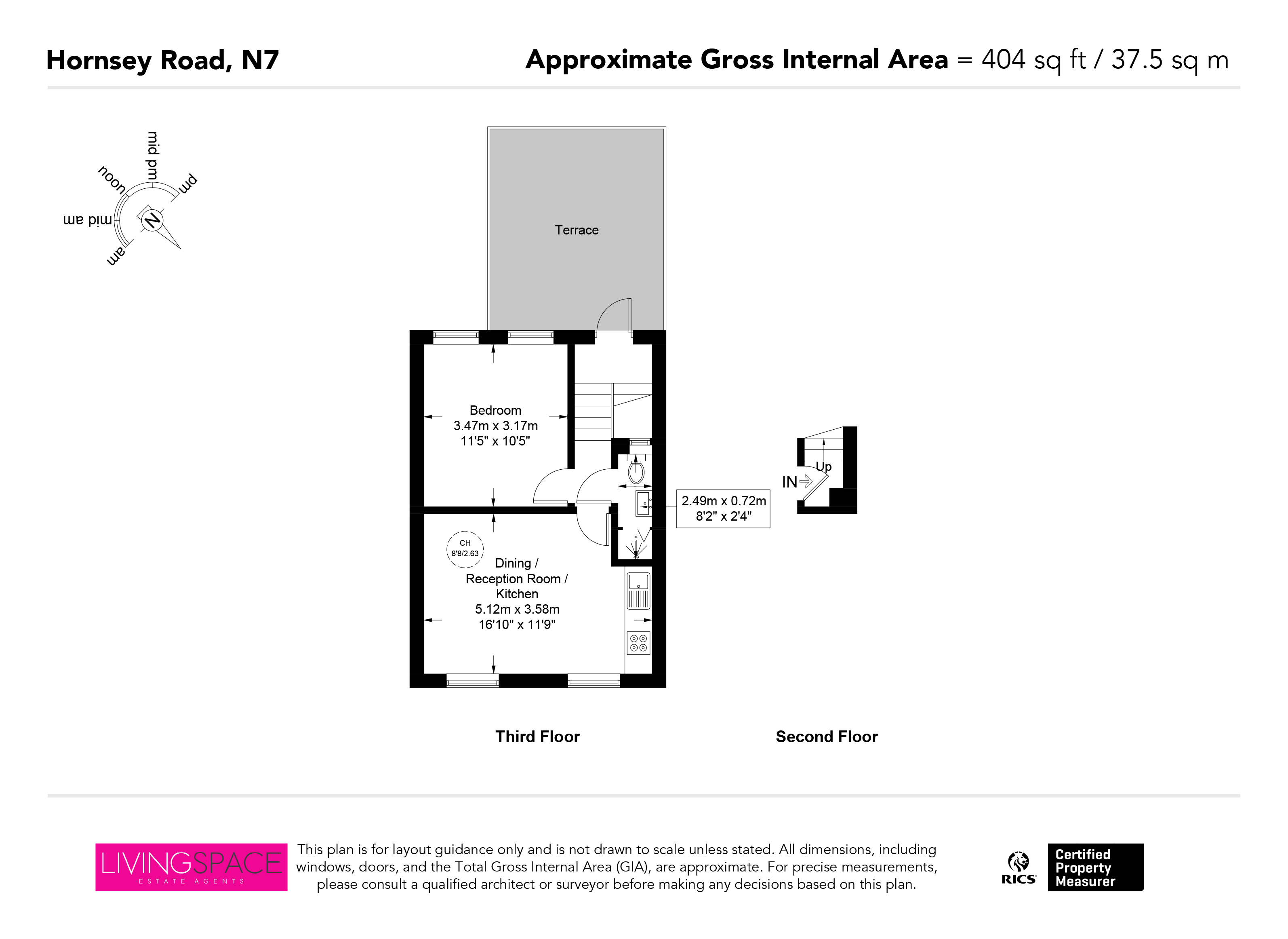 59 D, Hornsey road , London floorplan