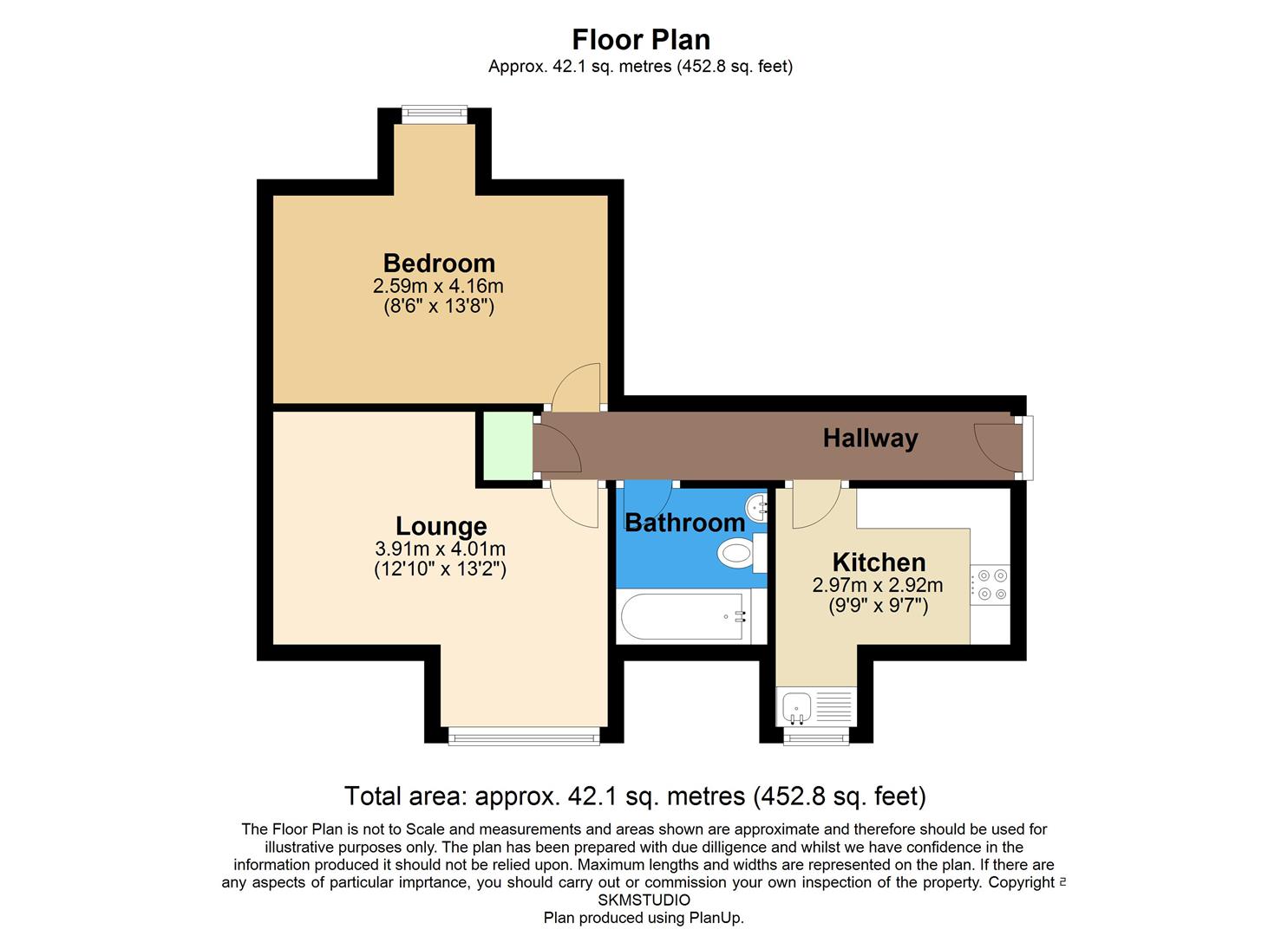 Flat 5, 106 London Road, St. Albans floorplan