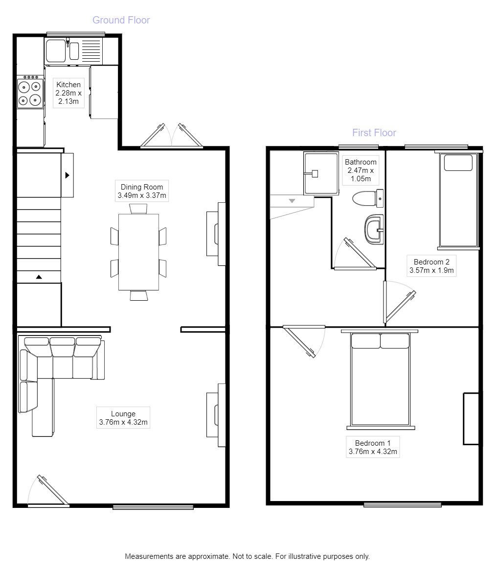 Peel Green Road, Eccles, Manchester, Greater Manchester M30, 2 bedroom