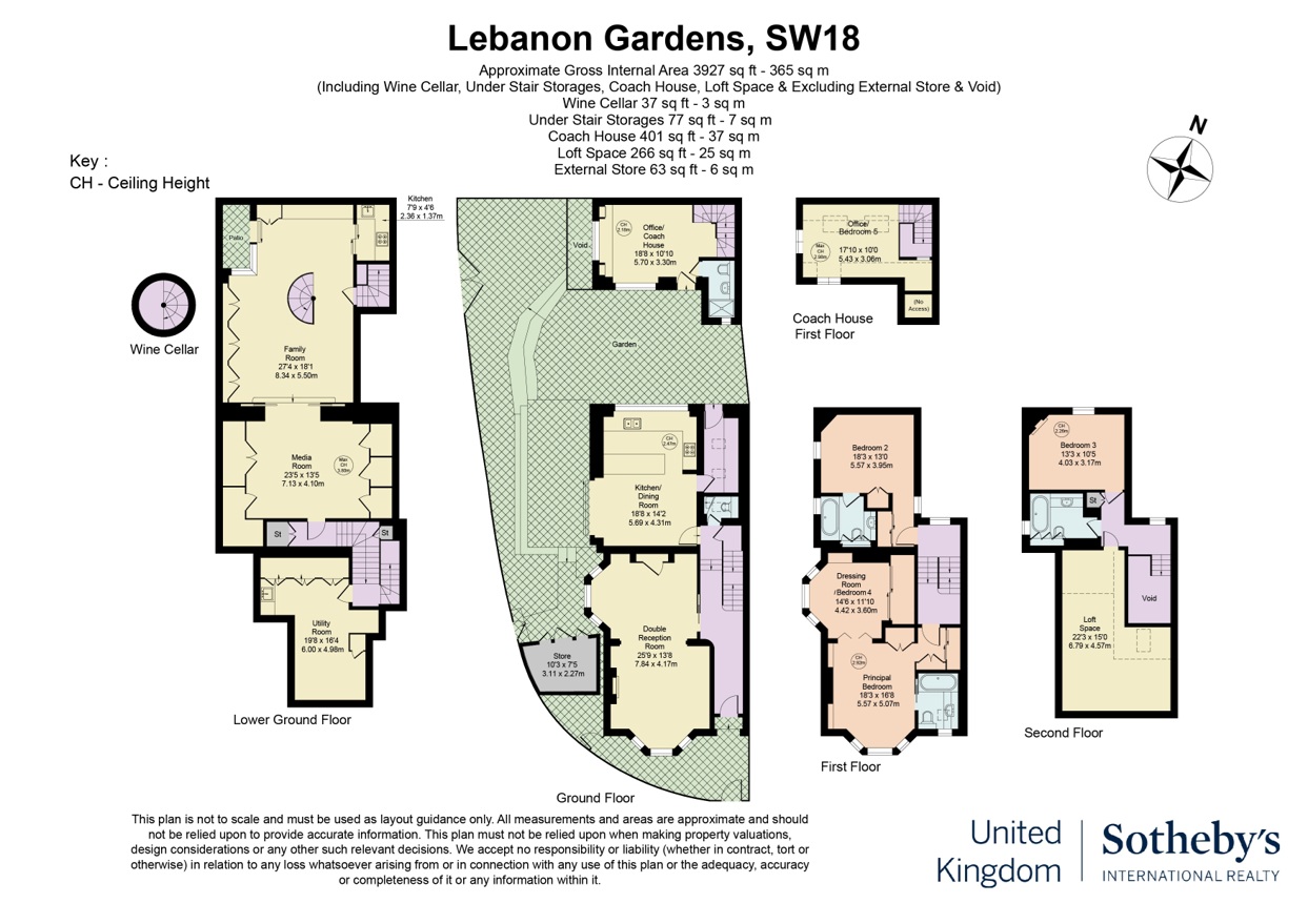 Lebanon, Lebanon Gardens, London floorplan