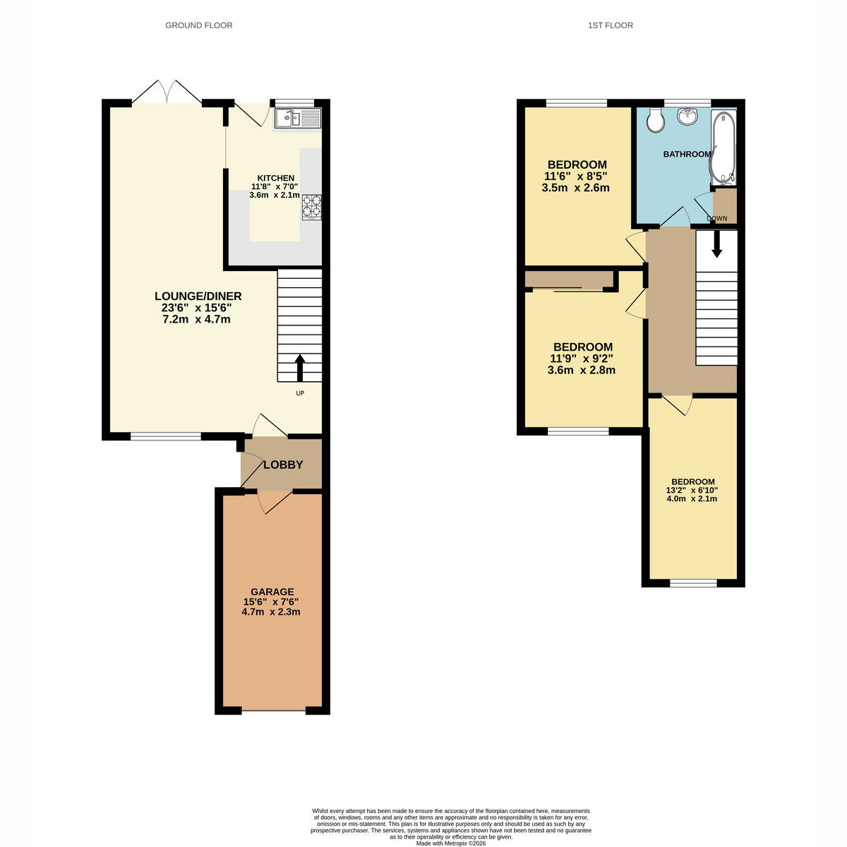 10, Windsor Close, Crawley floorplan