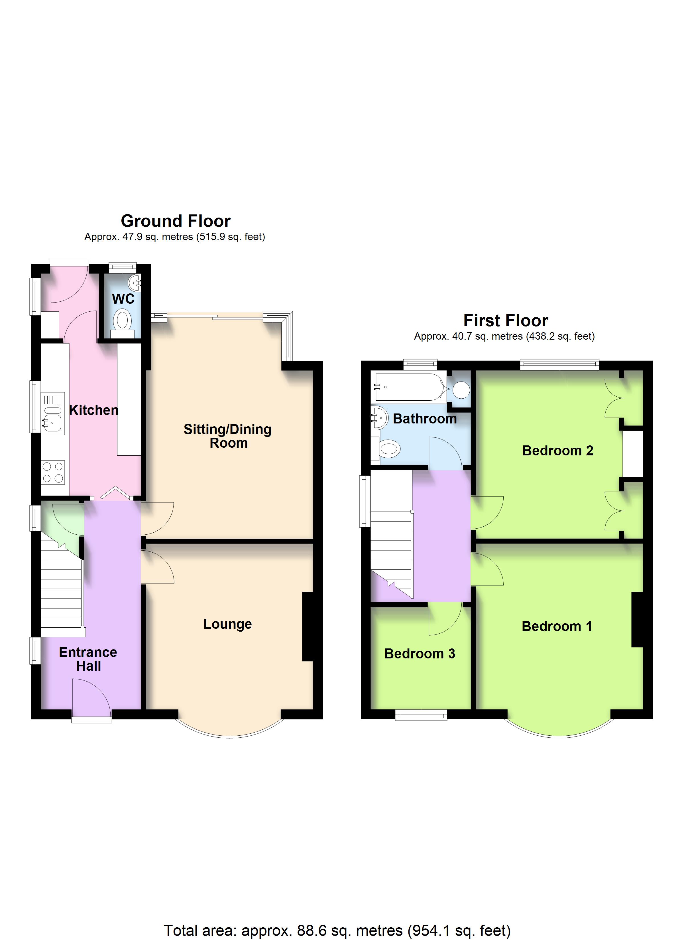 85, Newland Avenue, Town/Scunthorpe floorplan