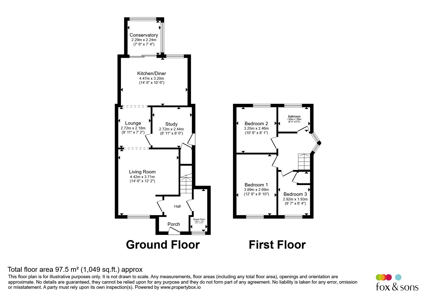 7, Henley Close, Axminster floorplan