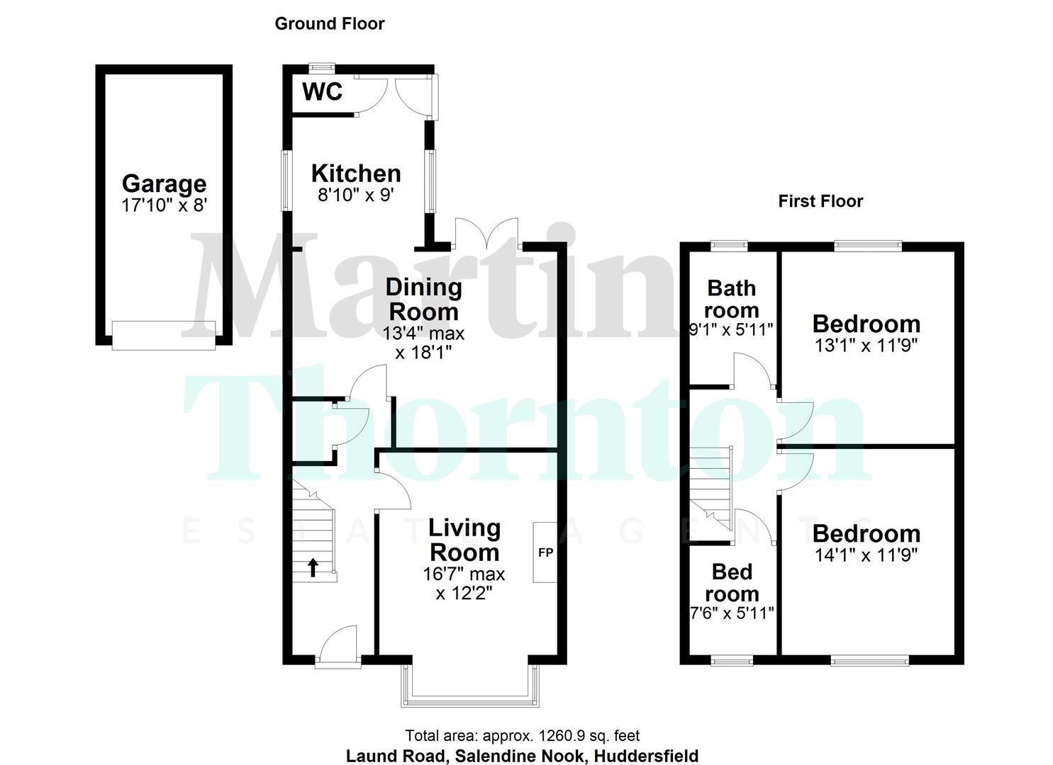 122, Laund Road, Huddersfield floorplan