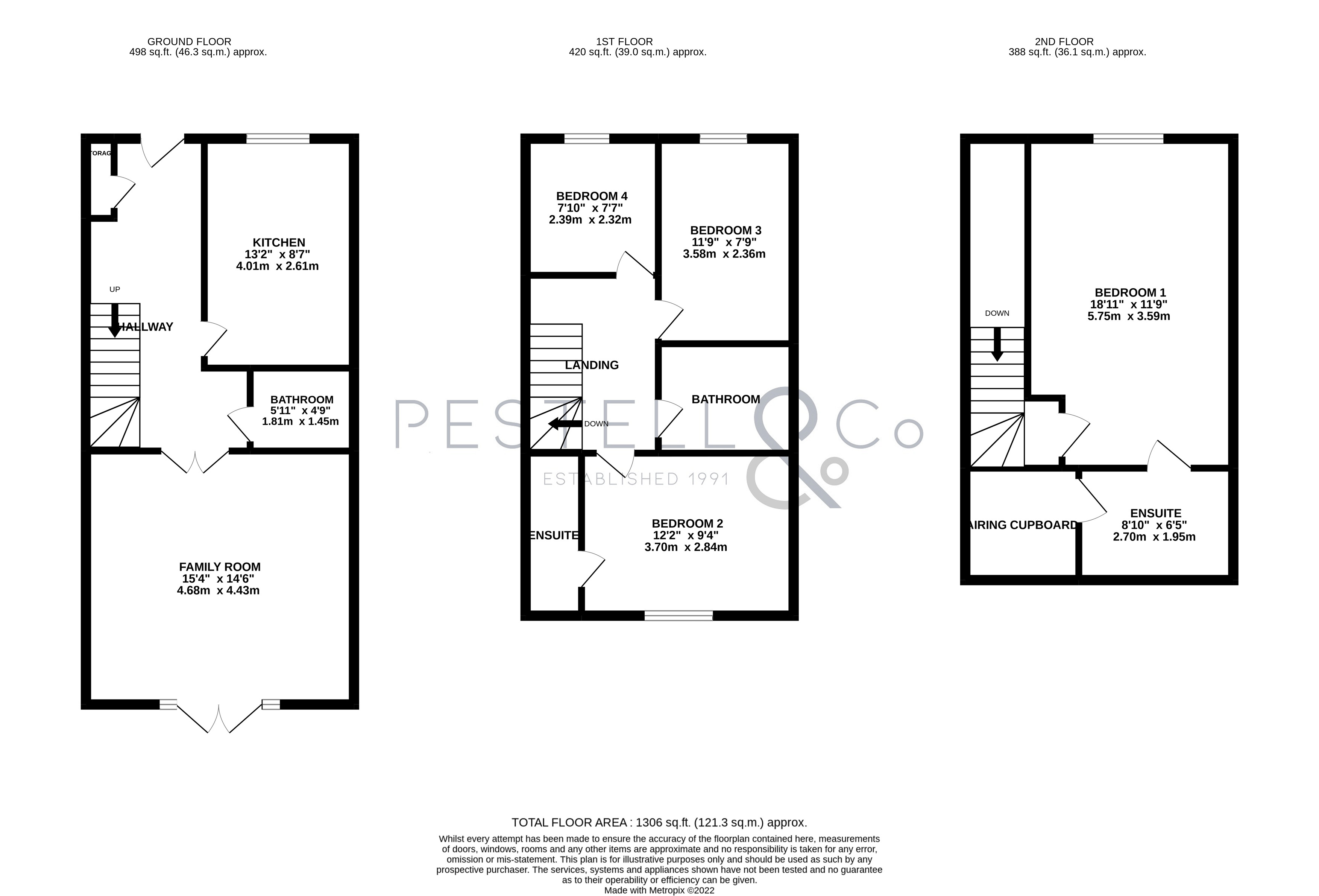 7, Seversend Drive, Saffron Walden floorplan