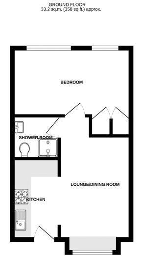 21 Galmpton Holiday Bungalows, Greenway Road, Brixham floorplan