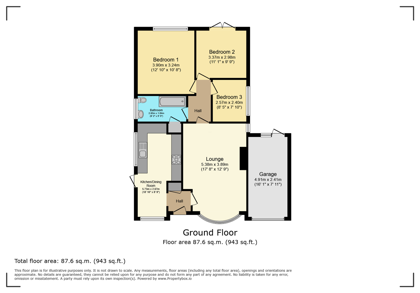 3, Latimer Road, Leicester floorplan