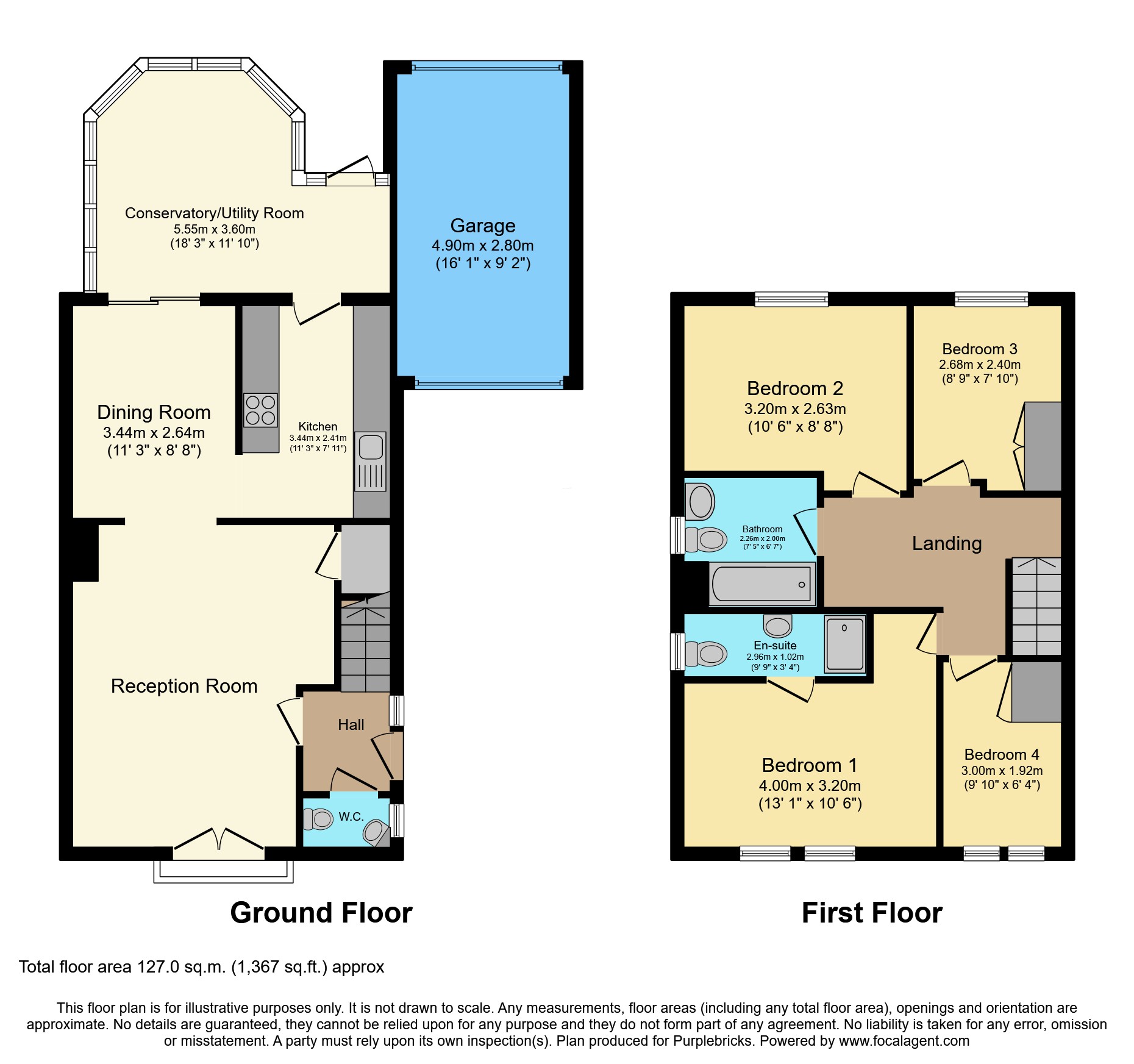 4, Flagstaff Road, Waltham Abbey floorplan
