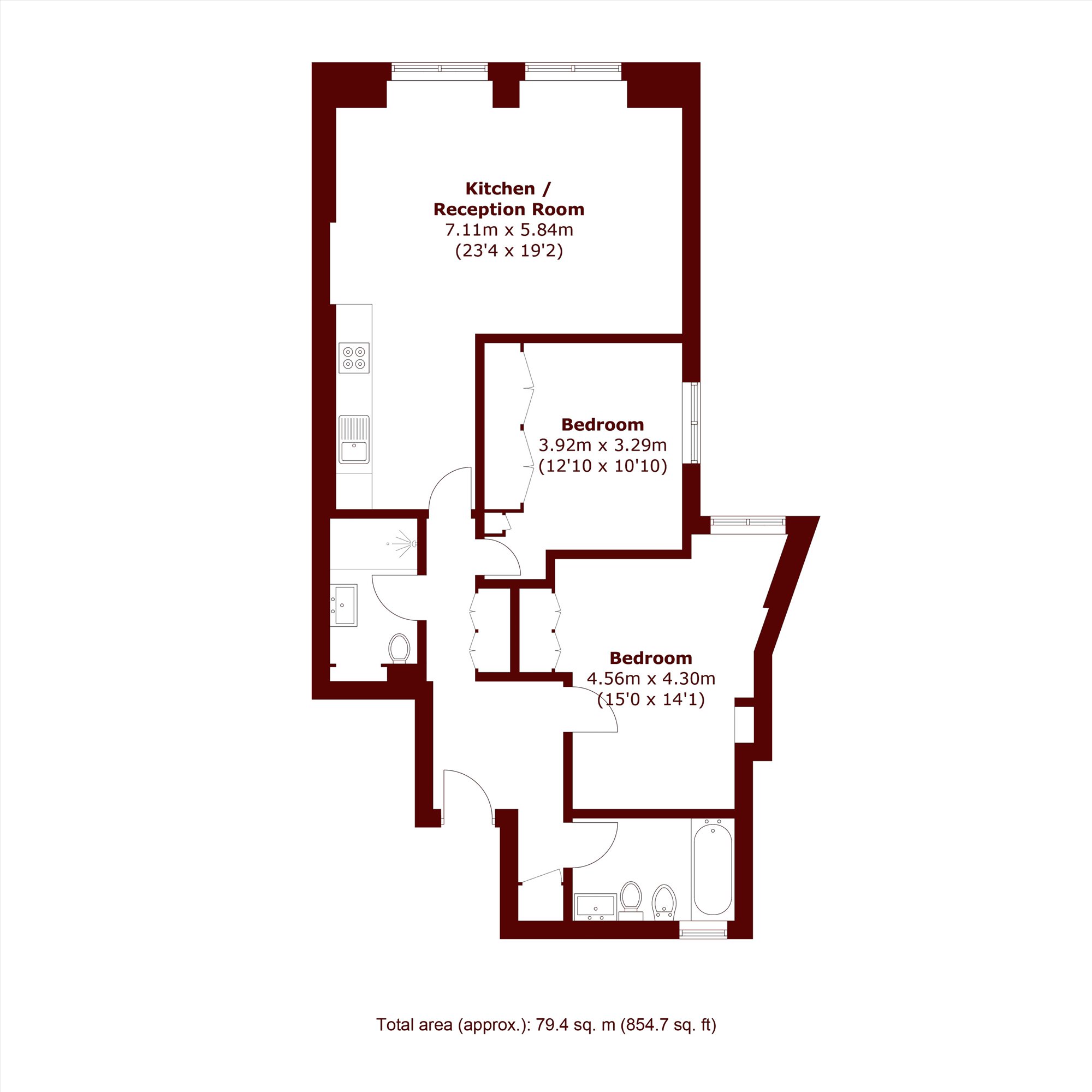 Lower Marsh, London floorplan