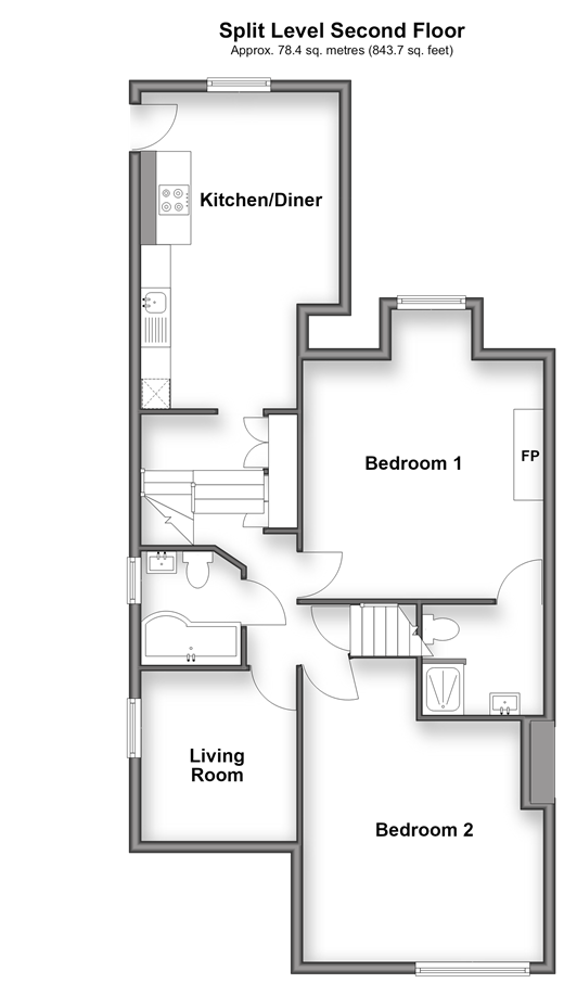 Smoke Lane, Reigate floorplan