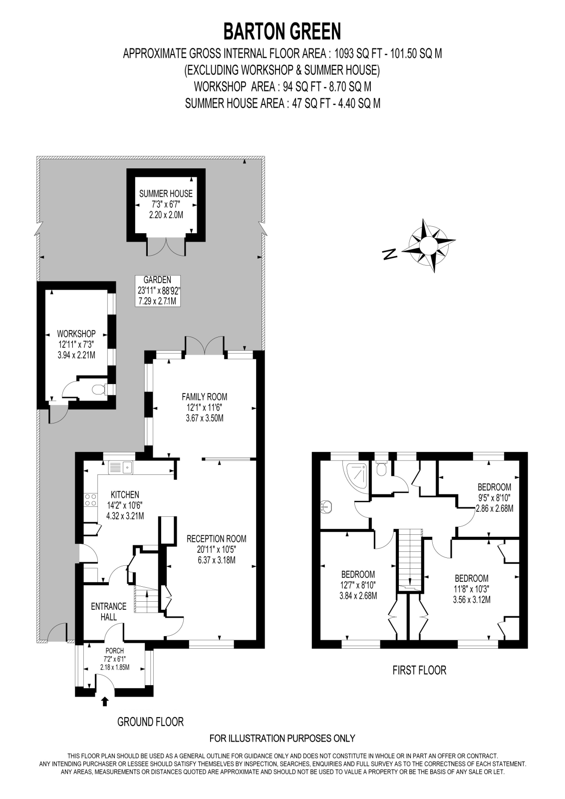 14, Barton Green, New Malden floorplan