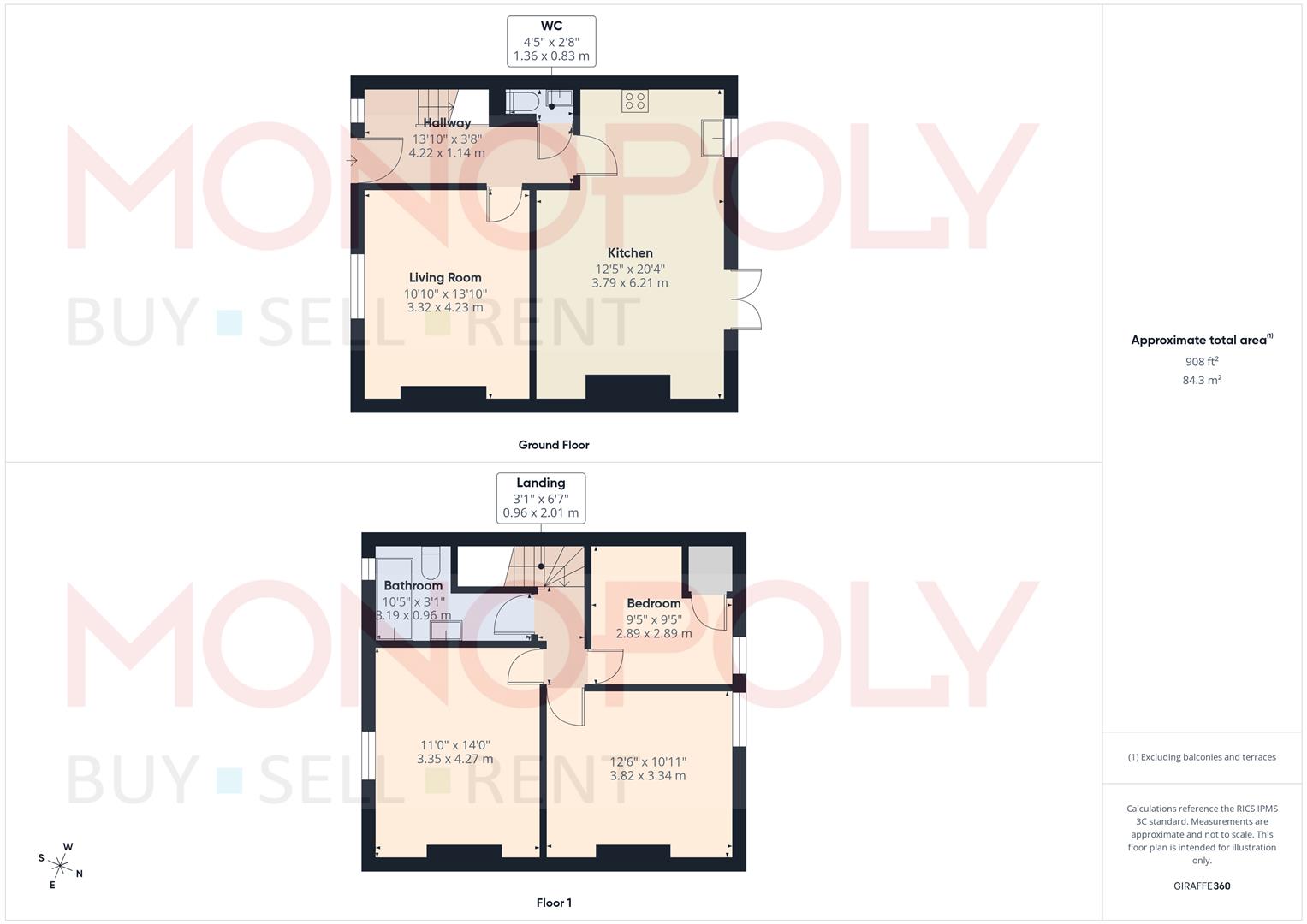 5, Bourne Terrace, Llangollen floorplan