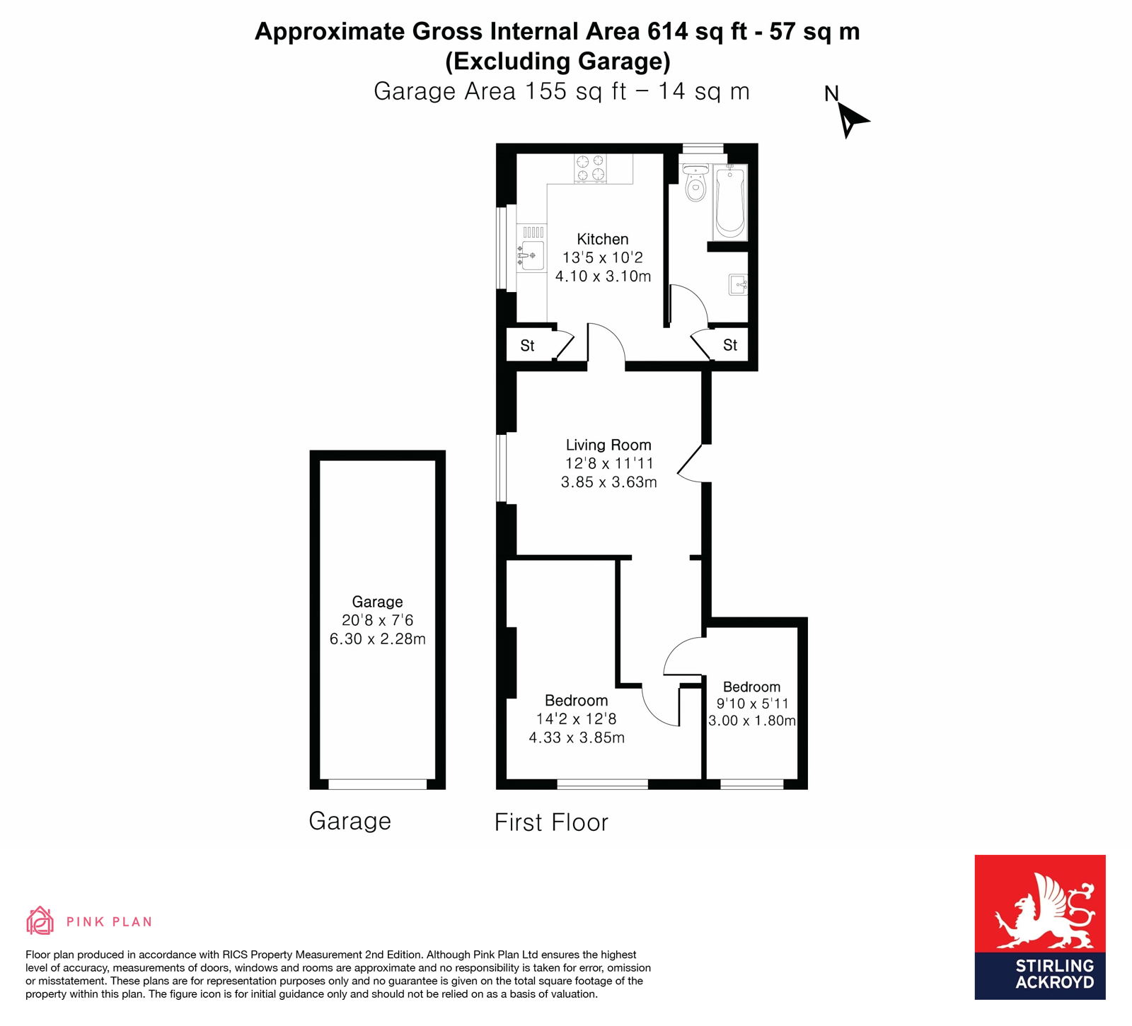 Flat 3, 205, Wendover Road, Surrey floorplan