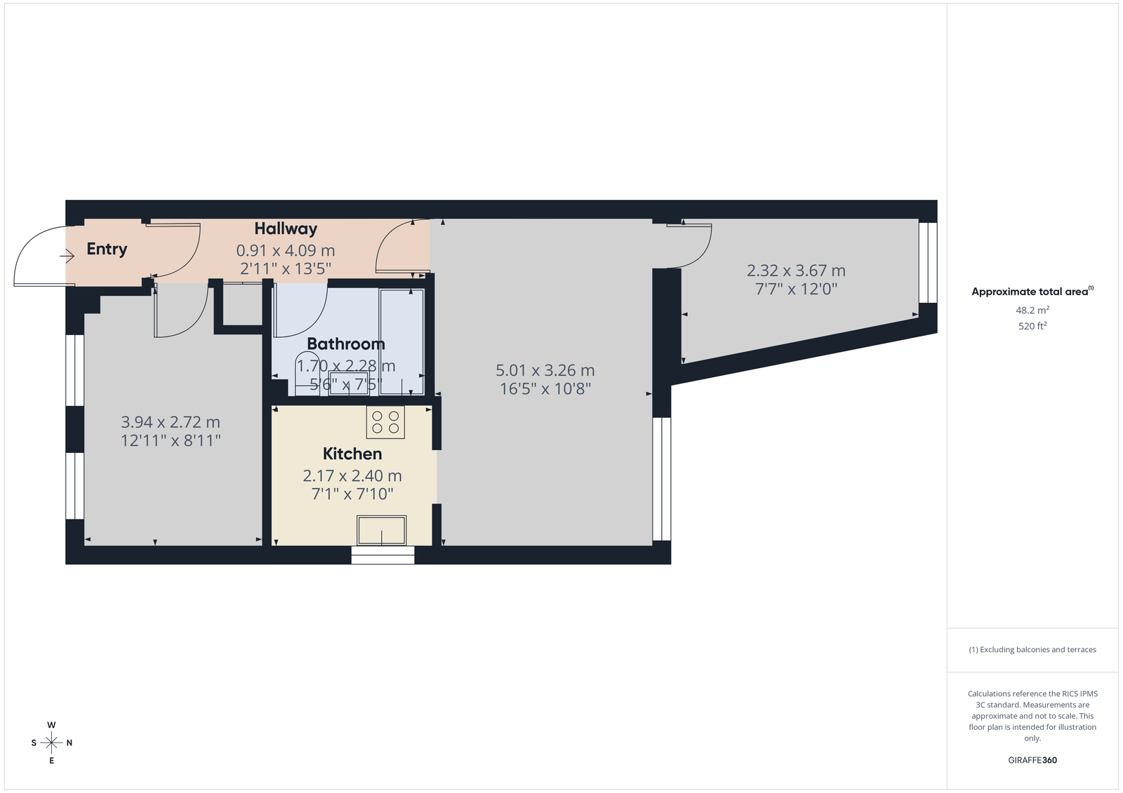 40b, Western Road, Torquay floorplan