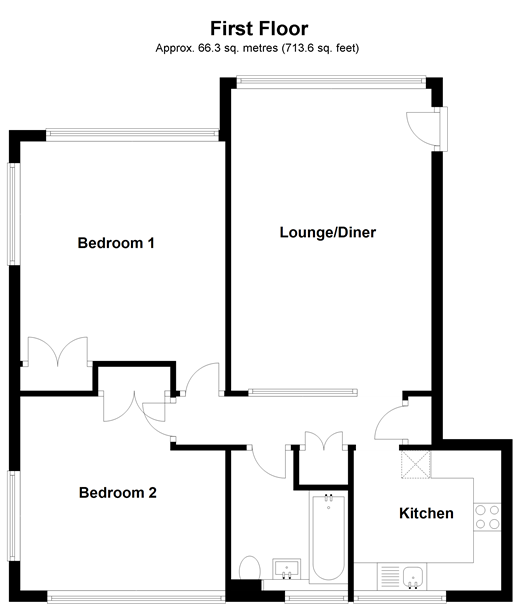 2 Bedrooms Flat for sale in Bower Court, Epping, Essex CM16