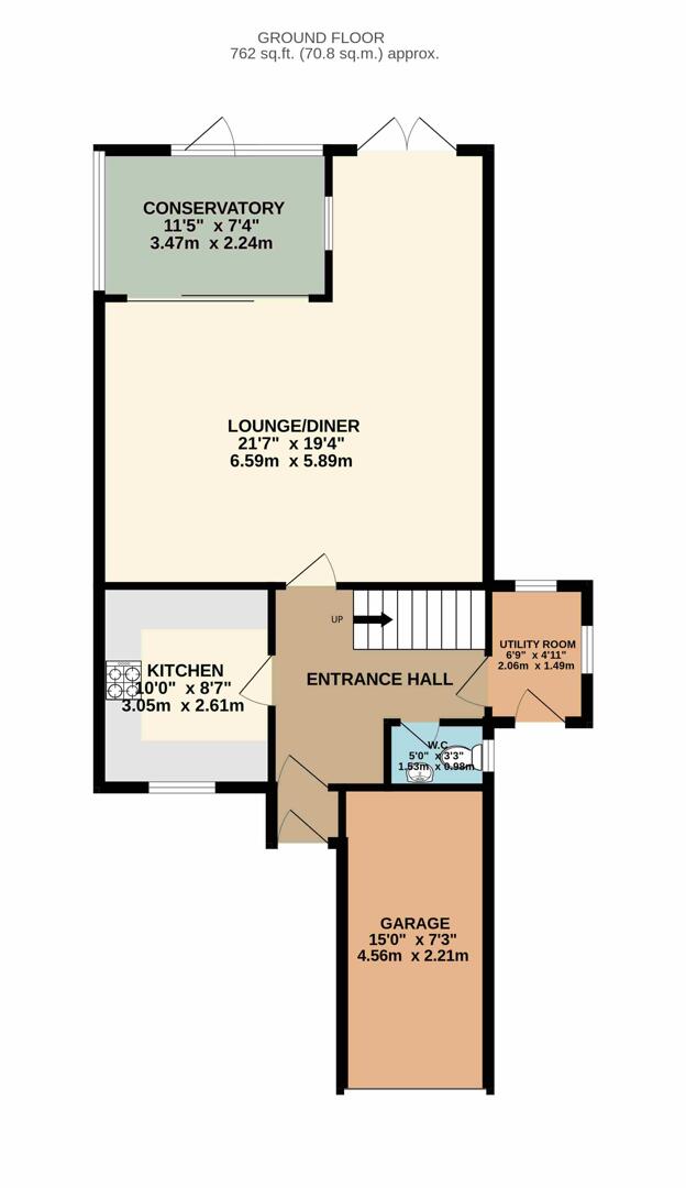 12C, Percival Road, Rugby floorplan
