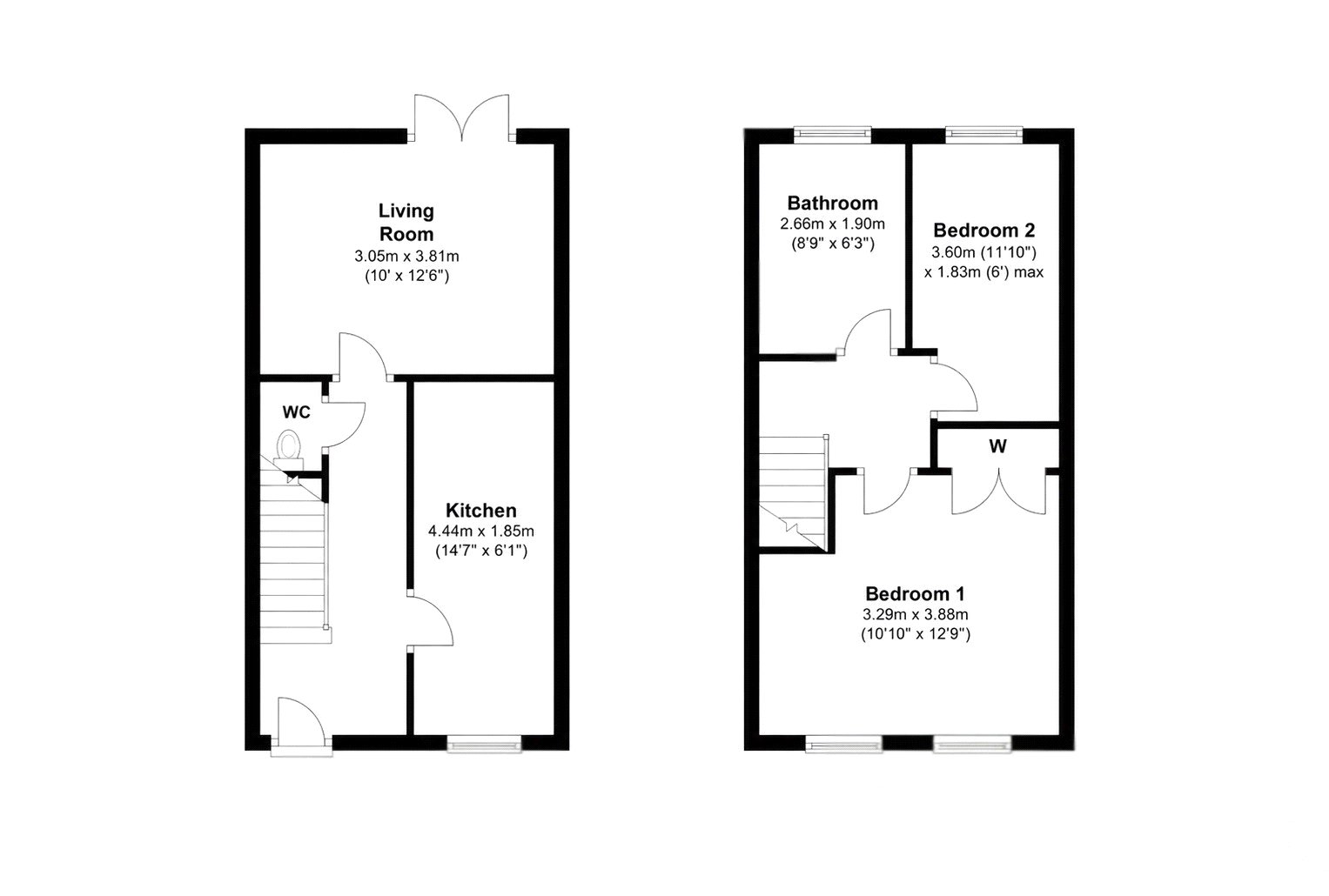 2, Crosby Gardens, North Yorkshire floorplan