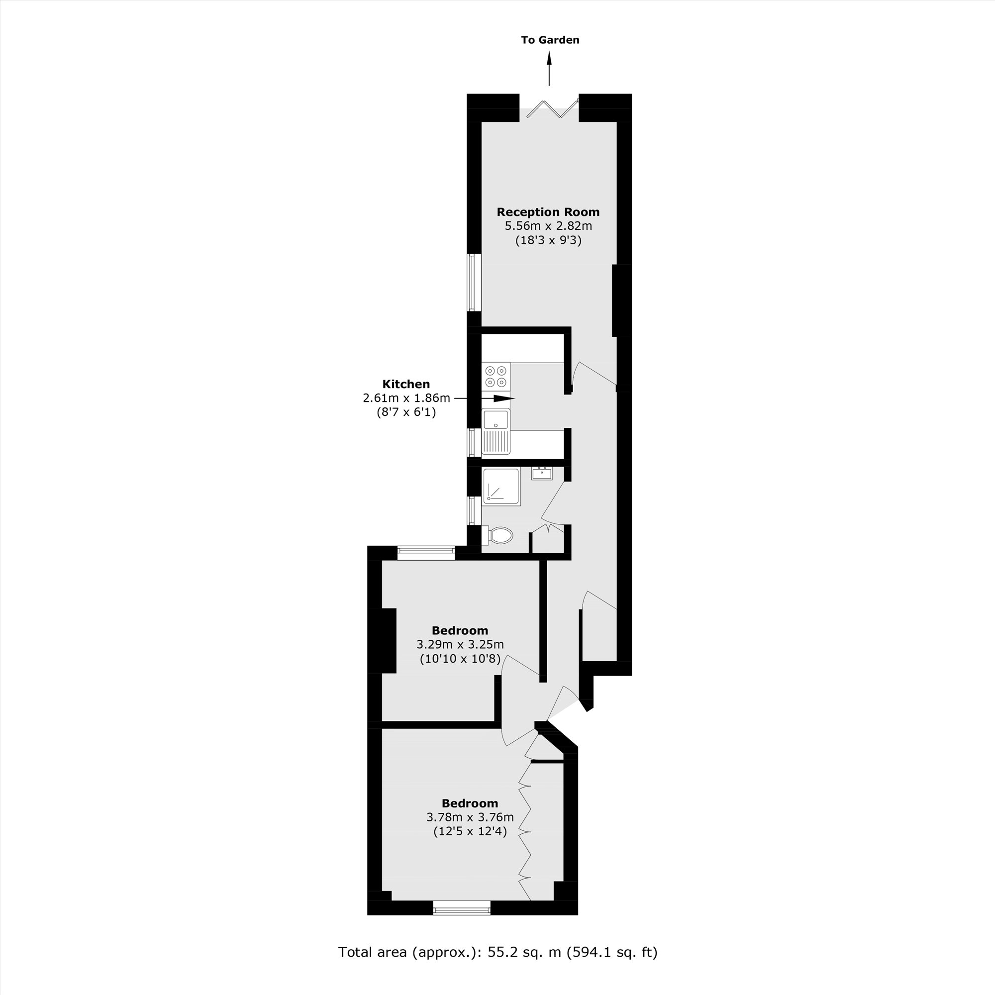 Azenby Road, London floorplan