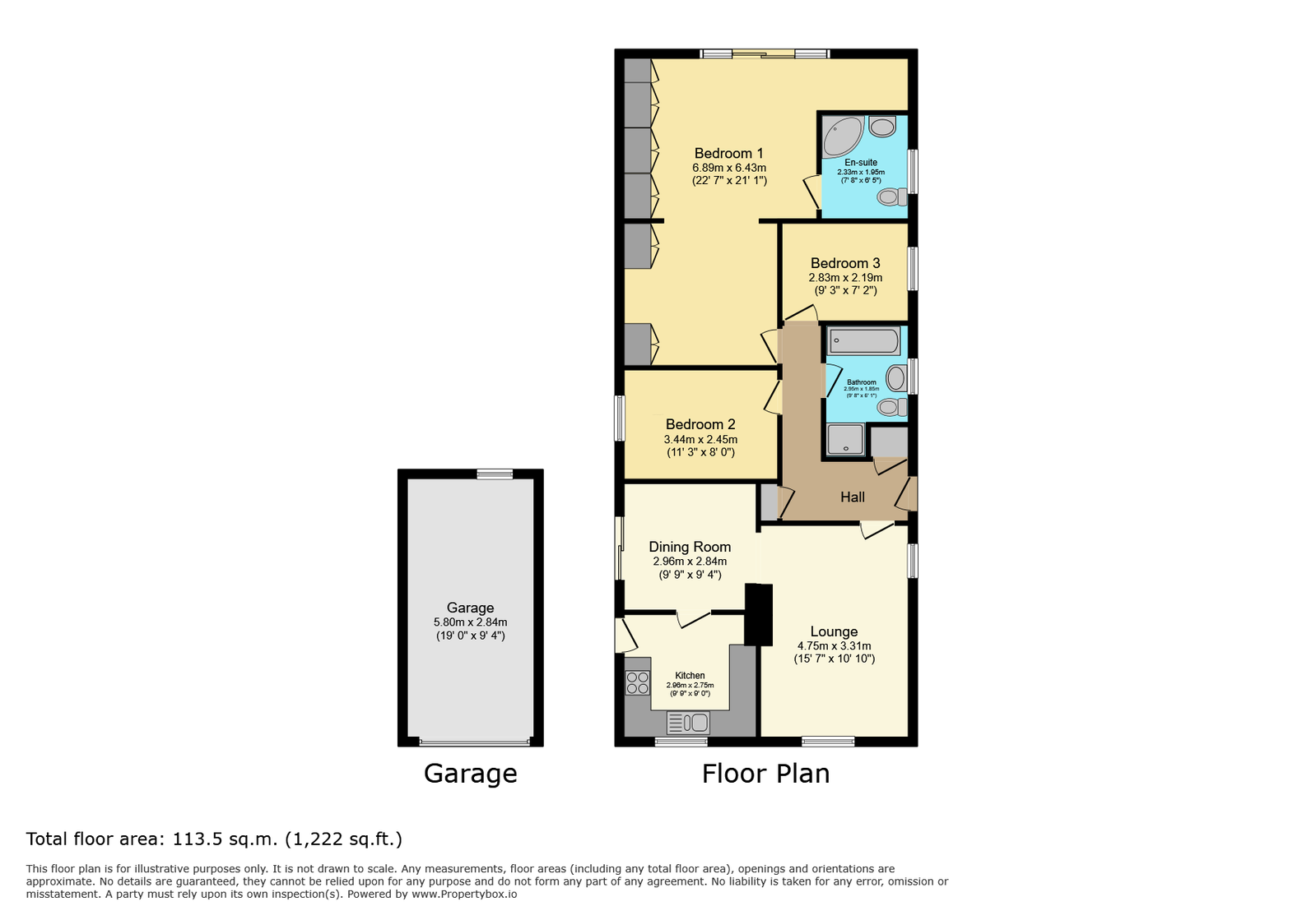 22a, Park Lane, Selby floorplan