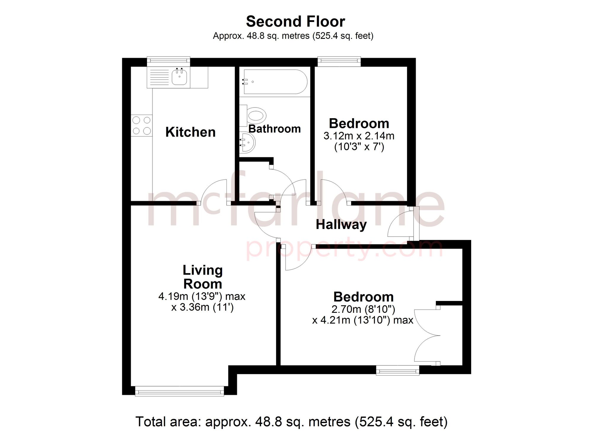 Flat 5, Garland Court Meadow Road, Cirencester floorplan
