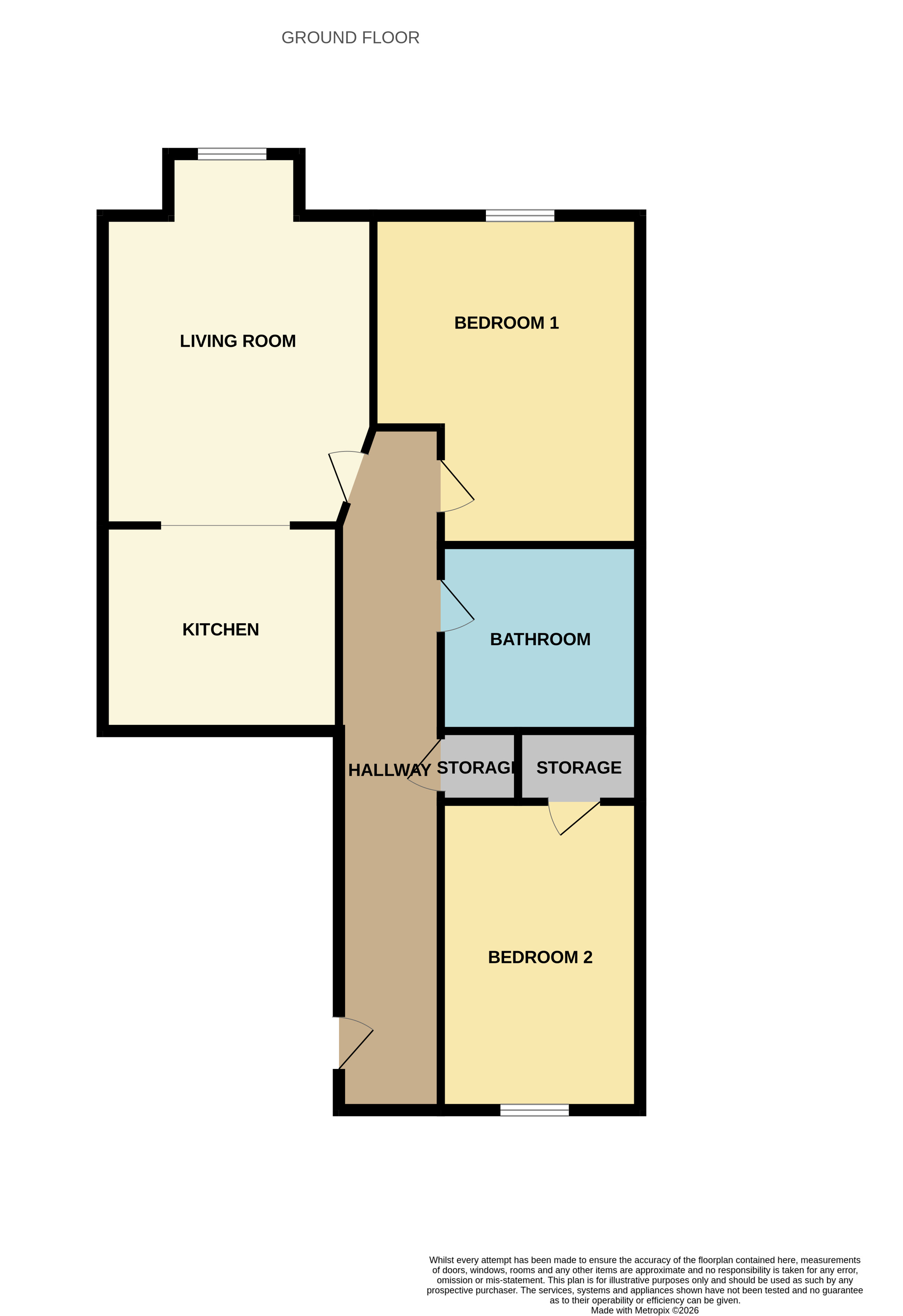 14, Tiger Court, Staffordshire floorplan