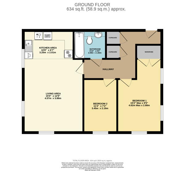 246, Oak Leaze, Bristol floorplan