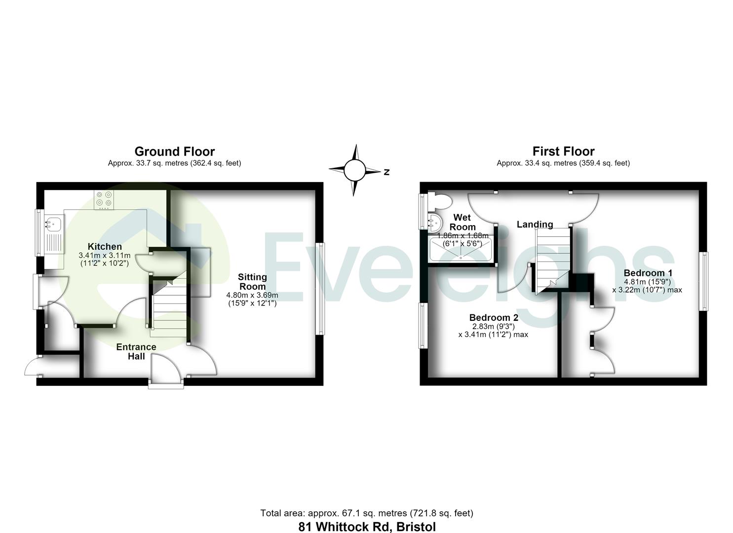 81, Whittock Road, Bristol floorplan