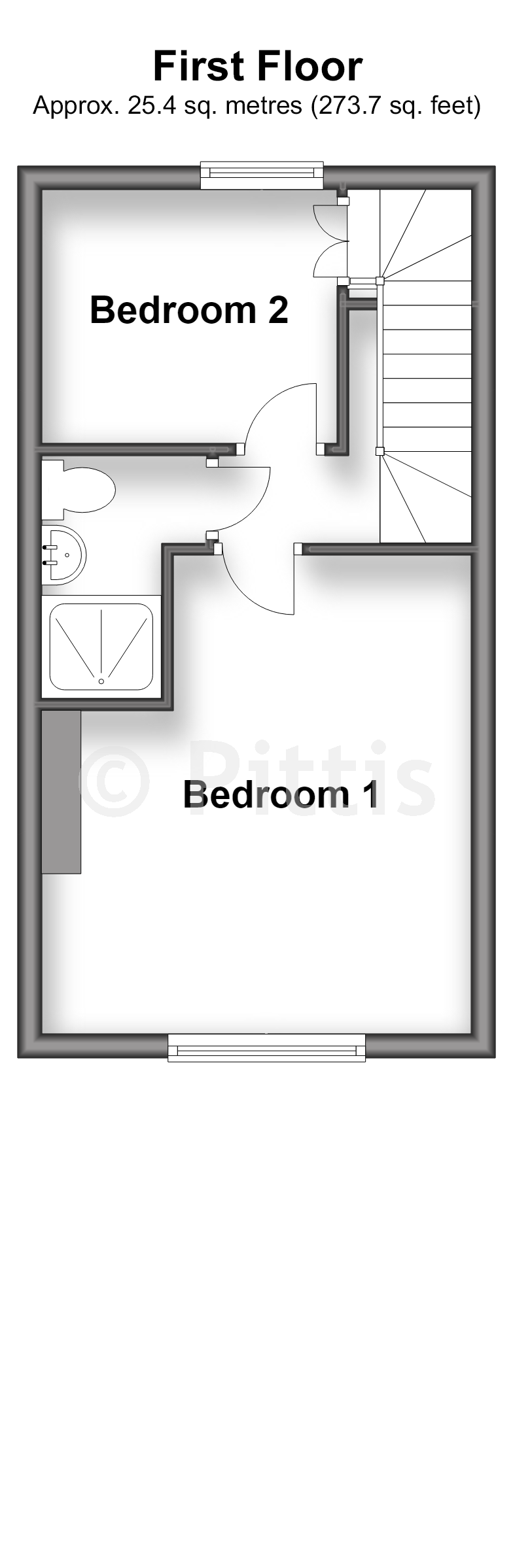 45A, Lanes End, Totland Bay floorplan