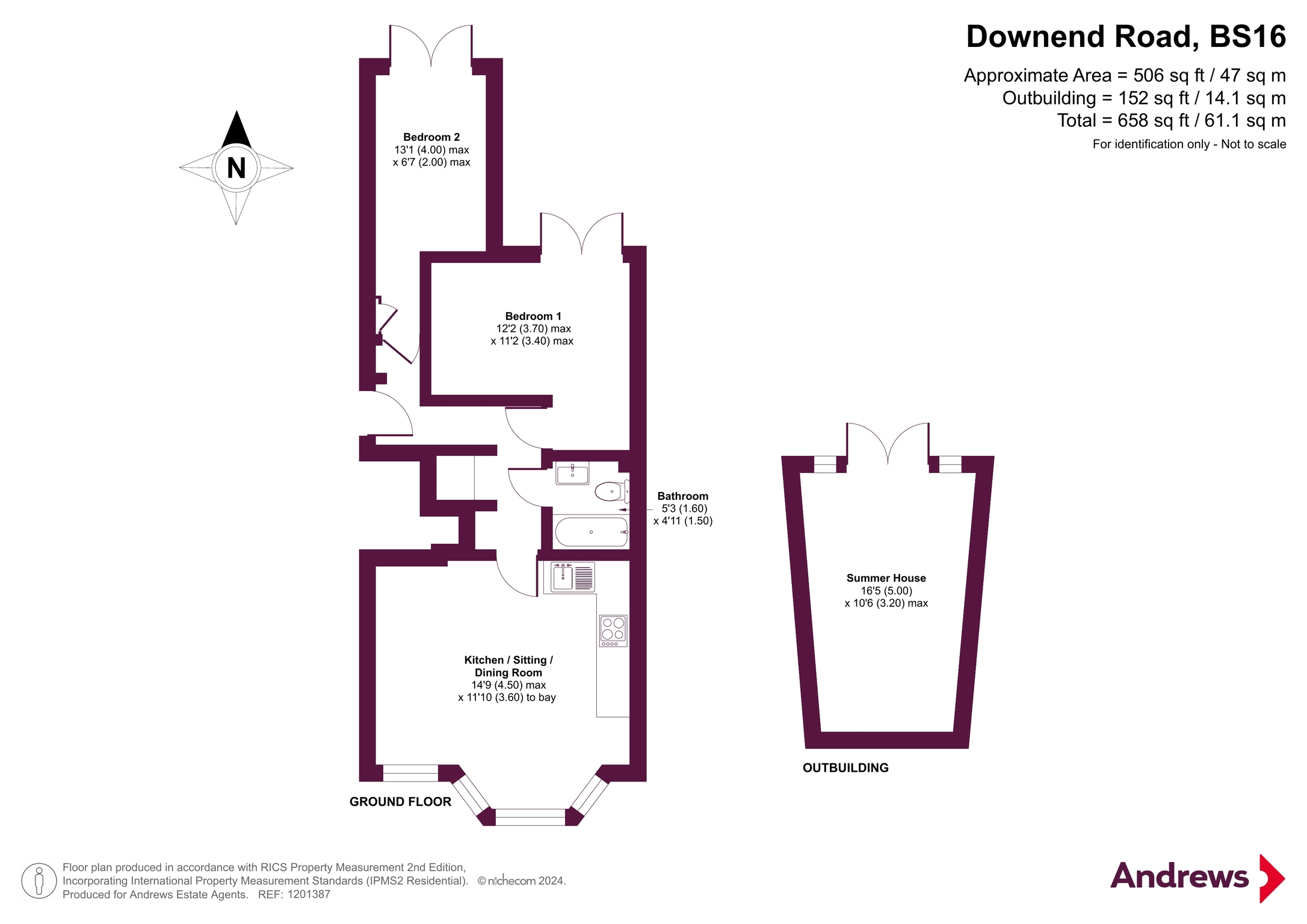 1A, Downend Road, Bristol floorplan