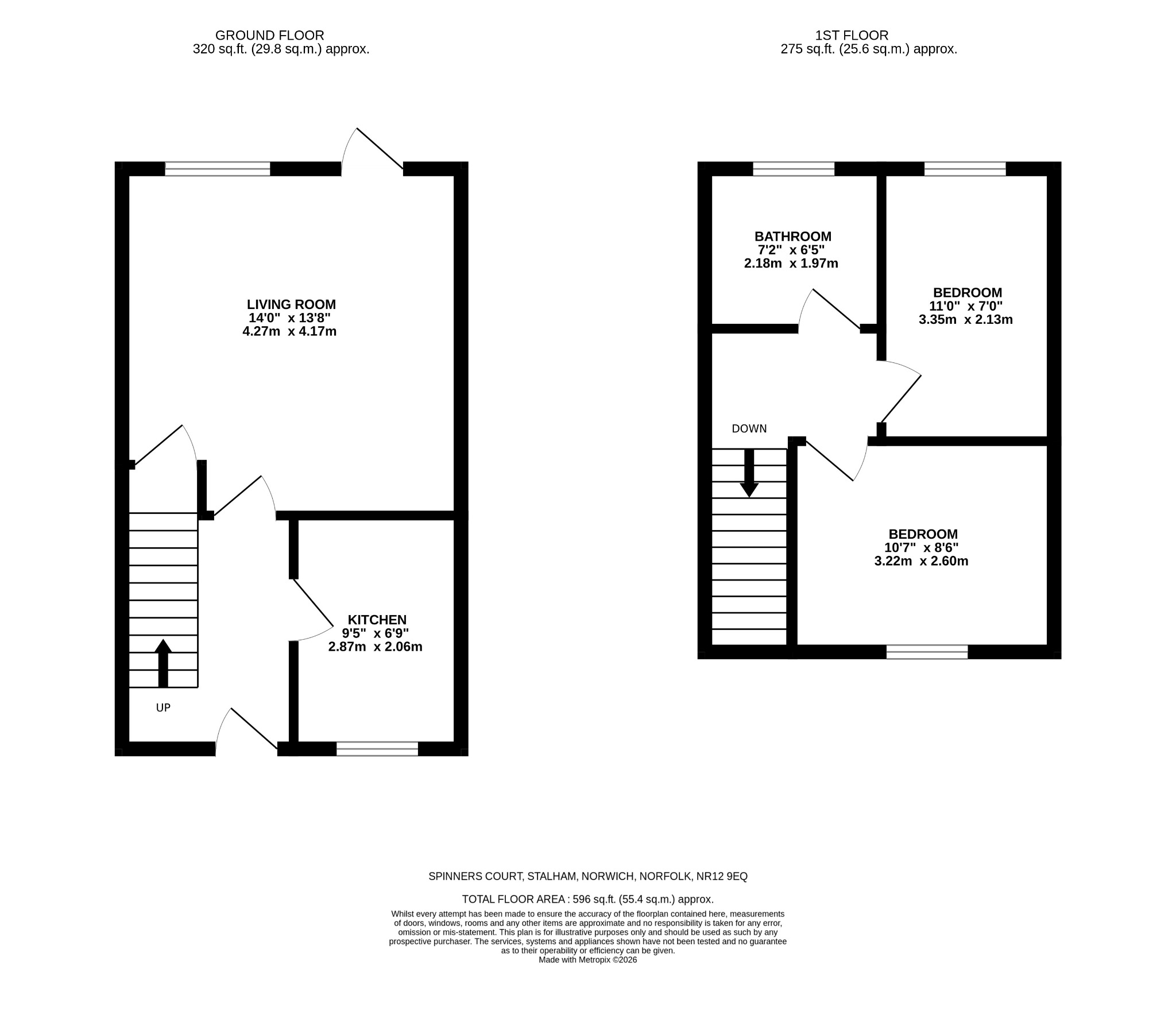 23 Spinners Court, Stalham, Norfolk floorplan