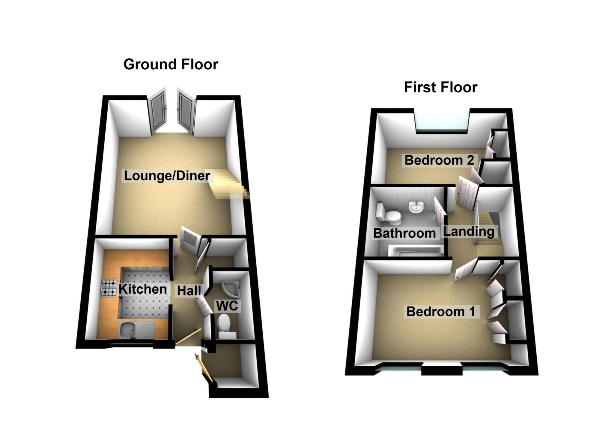 63, Kentlea Road, London floorplan