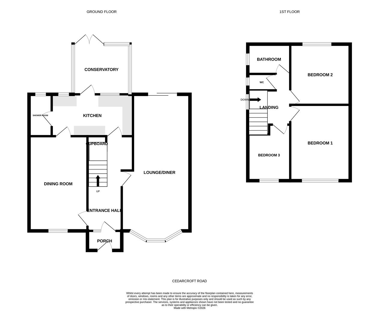 32, Cedarcroft Road, Ipswich floorplan