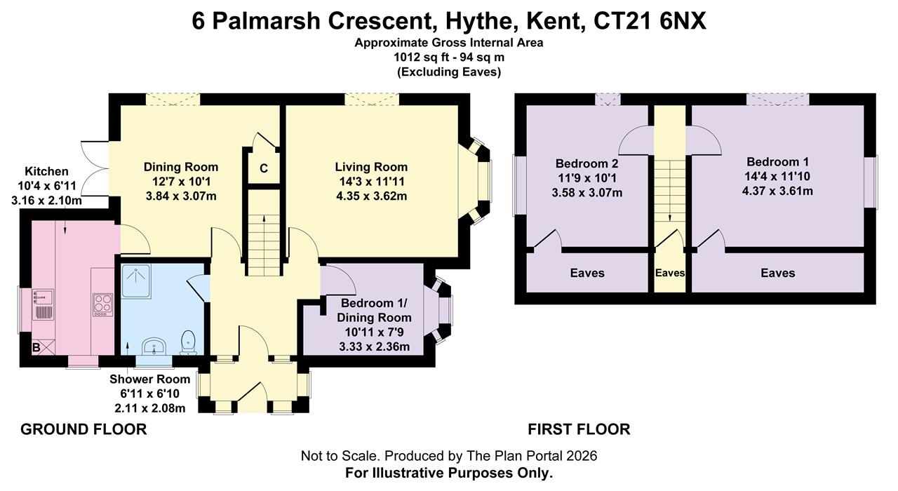 6, Palmarsh Crescent, Hythe floorplan