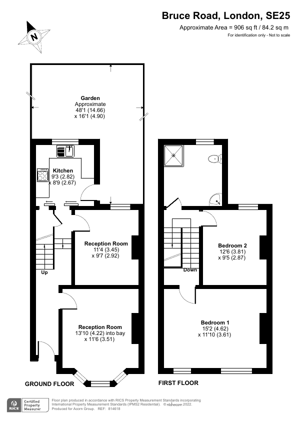 Bruce Road, London SE25, 2 bedroom terraced house for sale 64039832