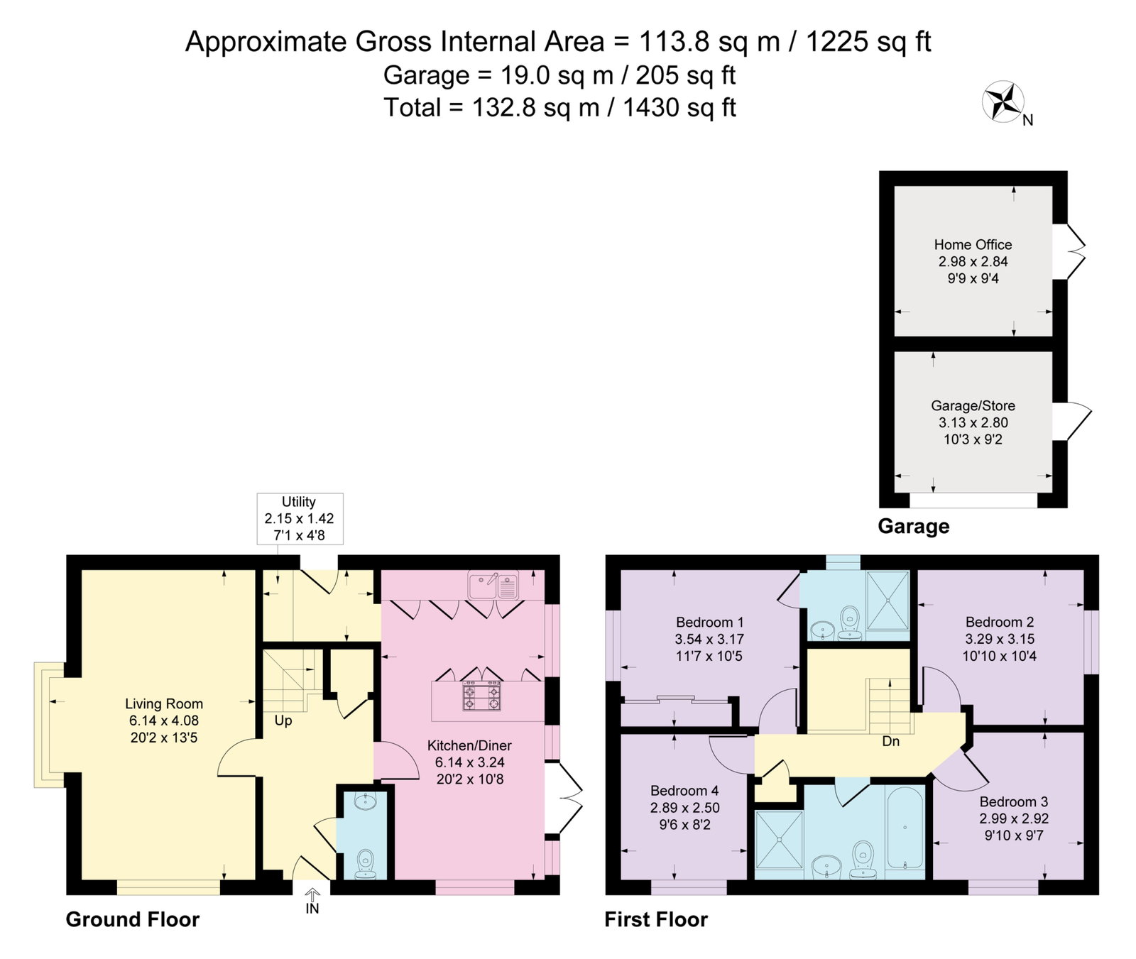 6, Southmead, Warrington floorplan