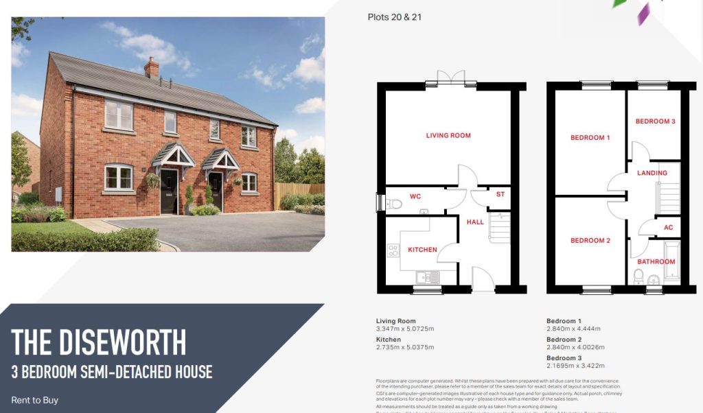 The Diseowrth, @ St Aidan's Garden, Burton upon Trent floorplan